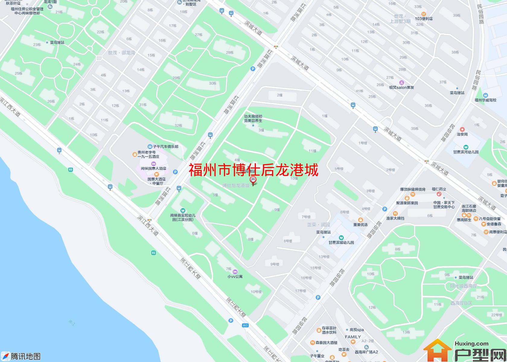 博仕后龙港城小区 - 户型网