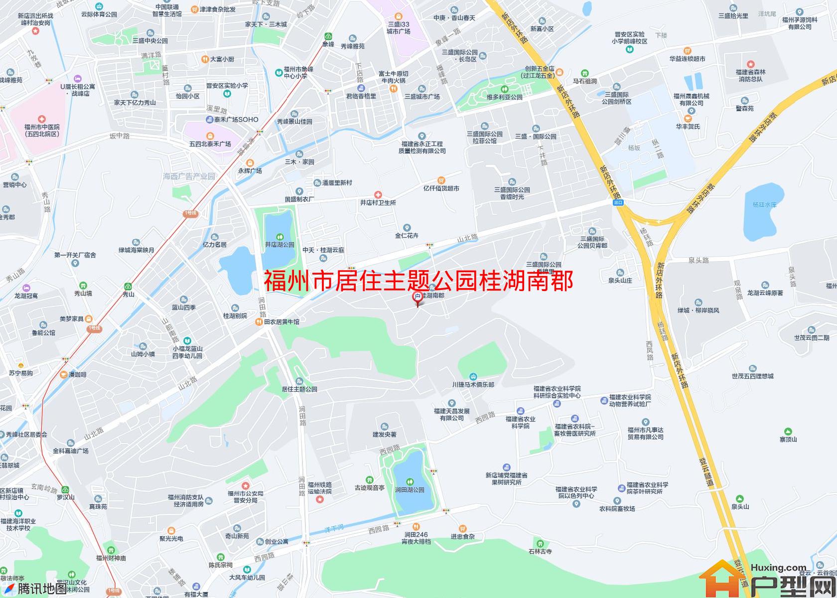 居住主题公园桂湖南郡小区 - 户型网