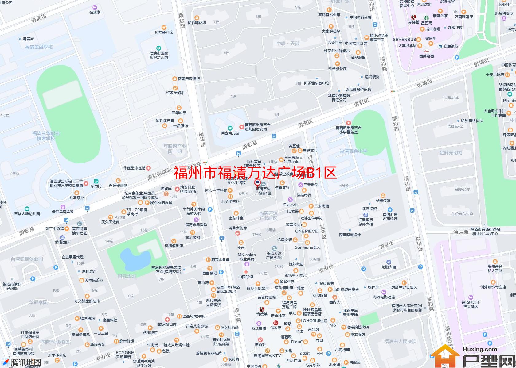 福清万达广场B1区小区 - 户型网