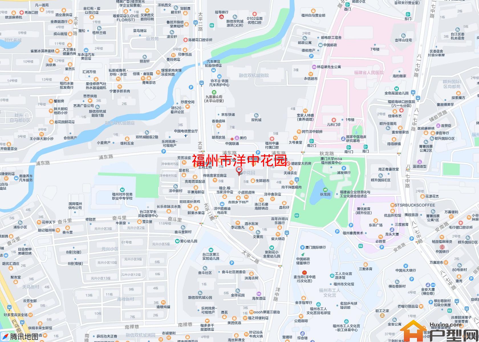 洋中花园小区 - 户型网