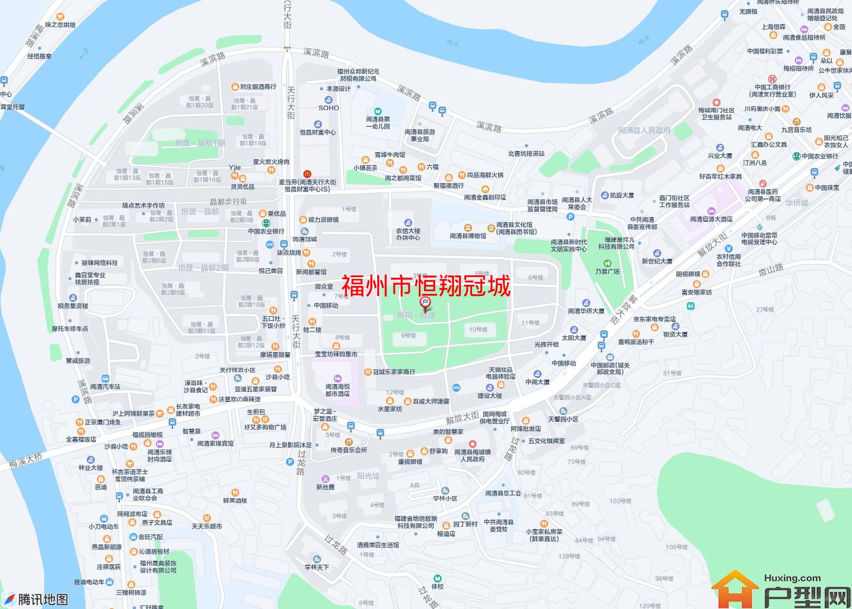 恒翔冠城小区 - 户型网