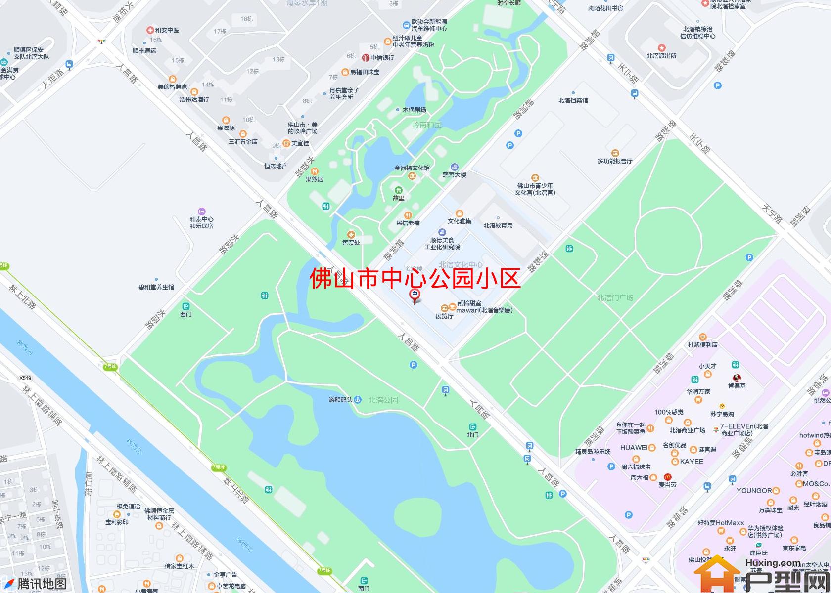 中心公园小区小区 - 户型网