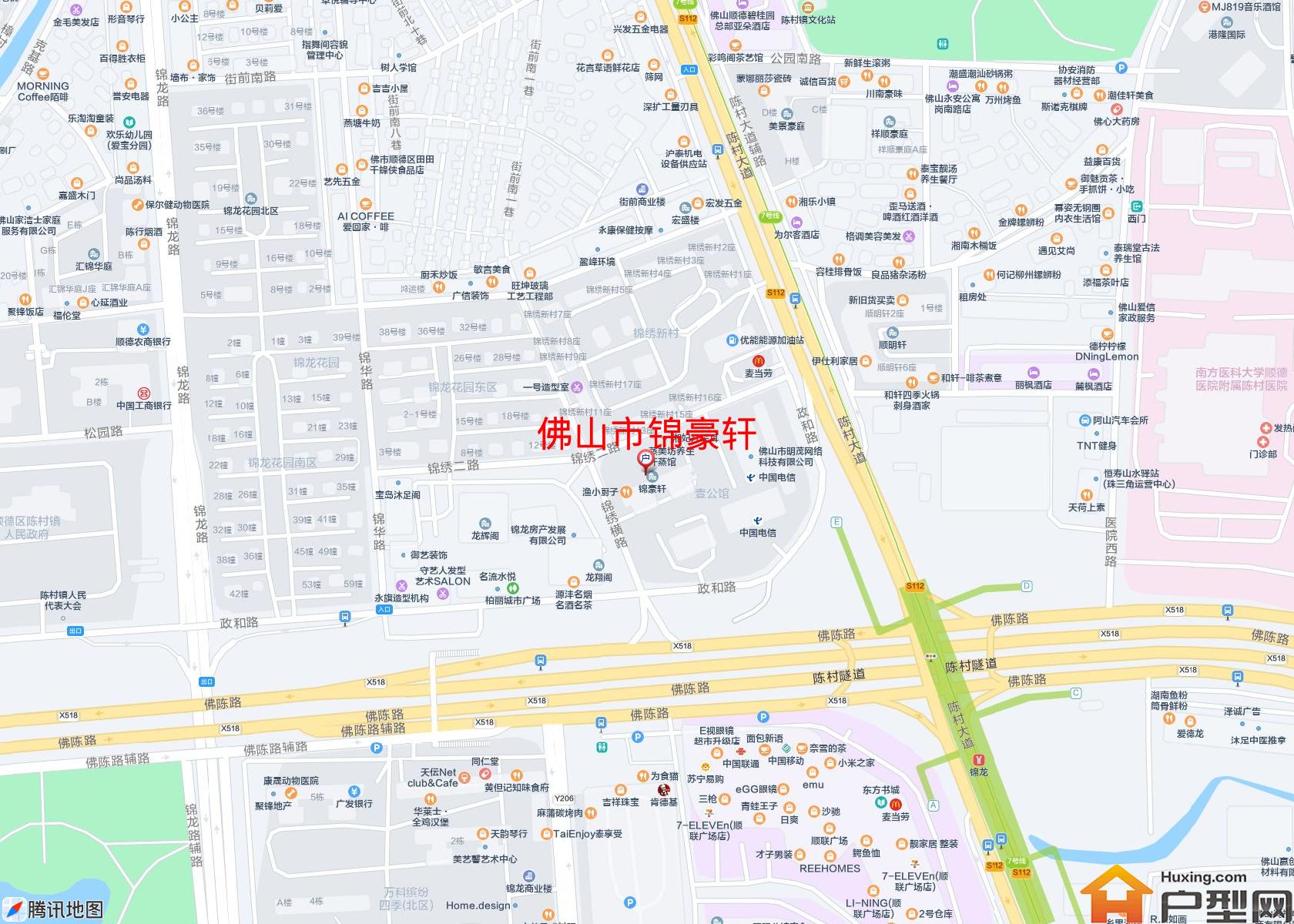 锦豪轩小区 - 户型网