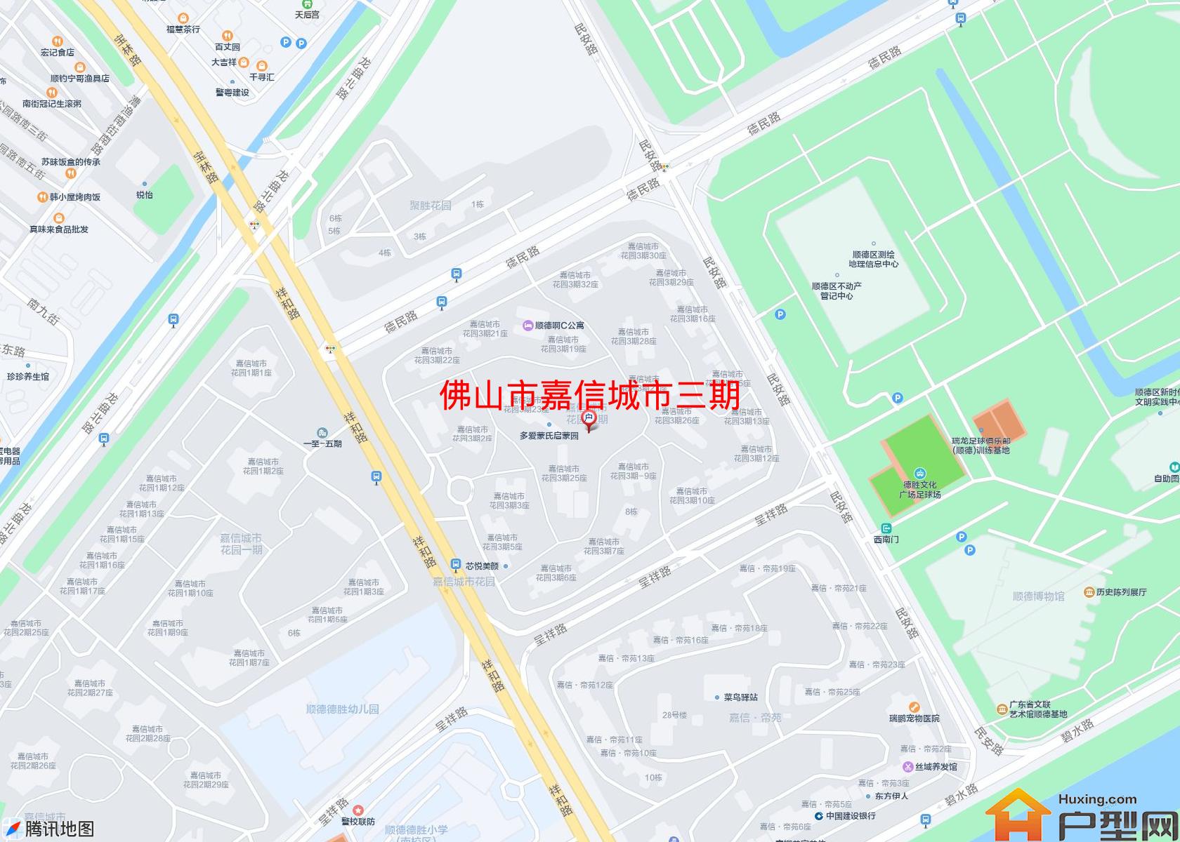 嘉信城市三期小区 - 户型网
