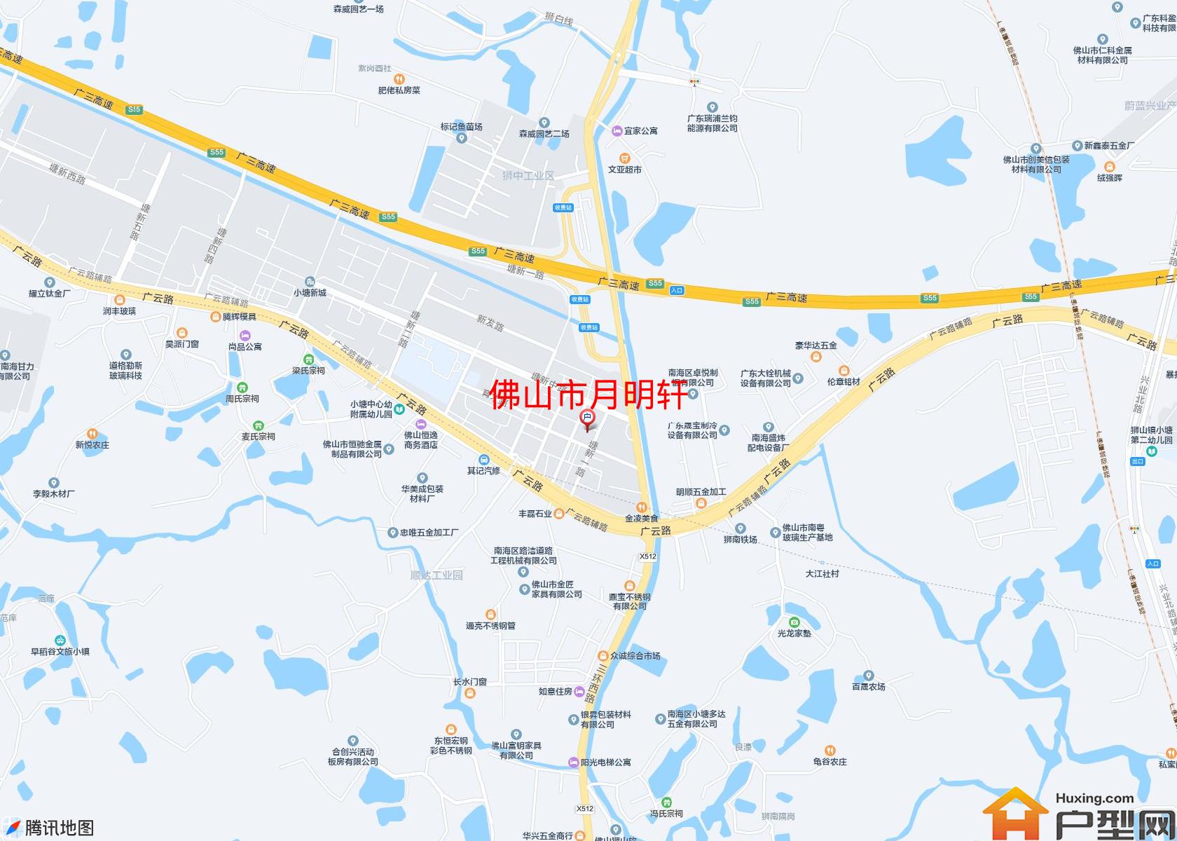 月明轩小区 - 户型网