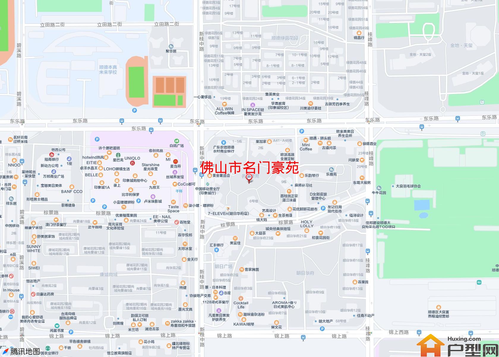 名门豪苑小区 - 户型网