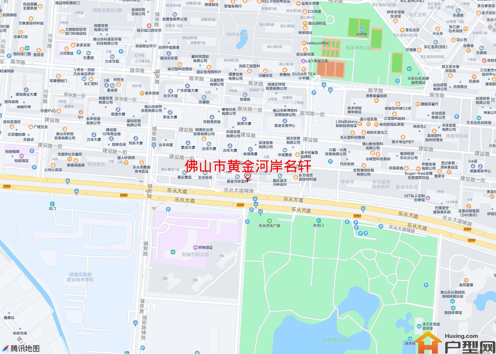 黄金河岸名轩小区 - 户型网
