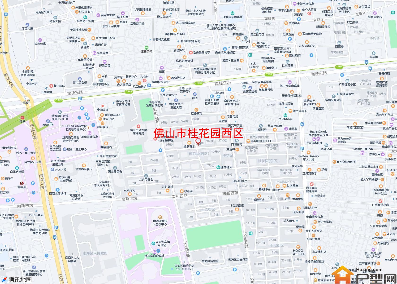 桂花园西区小区 - 户型网