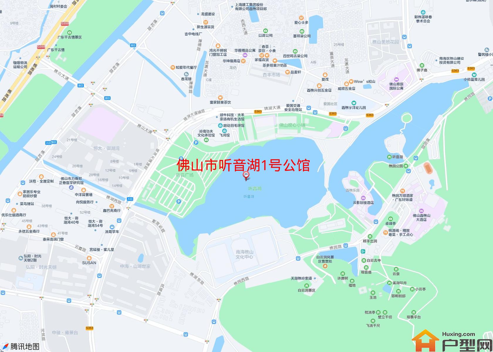 听音湖1号公馆小区 - 户型网