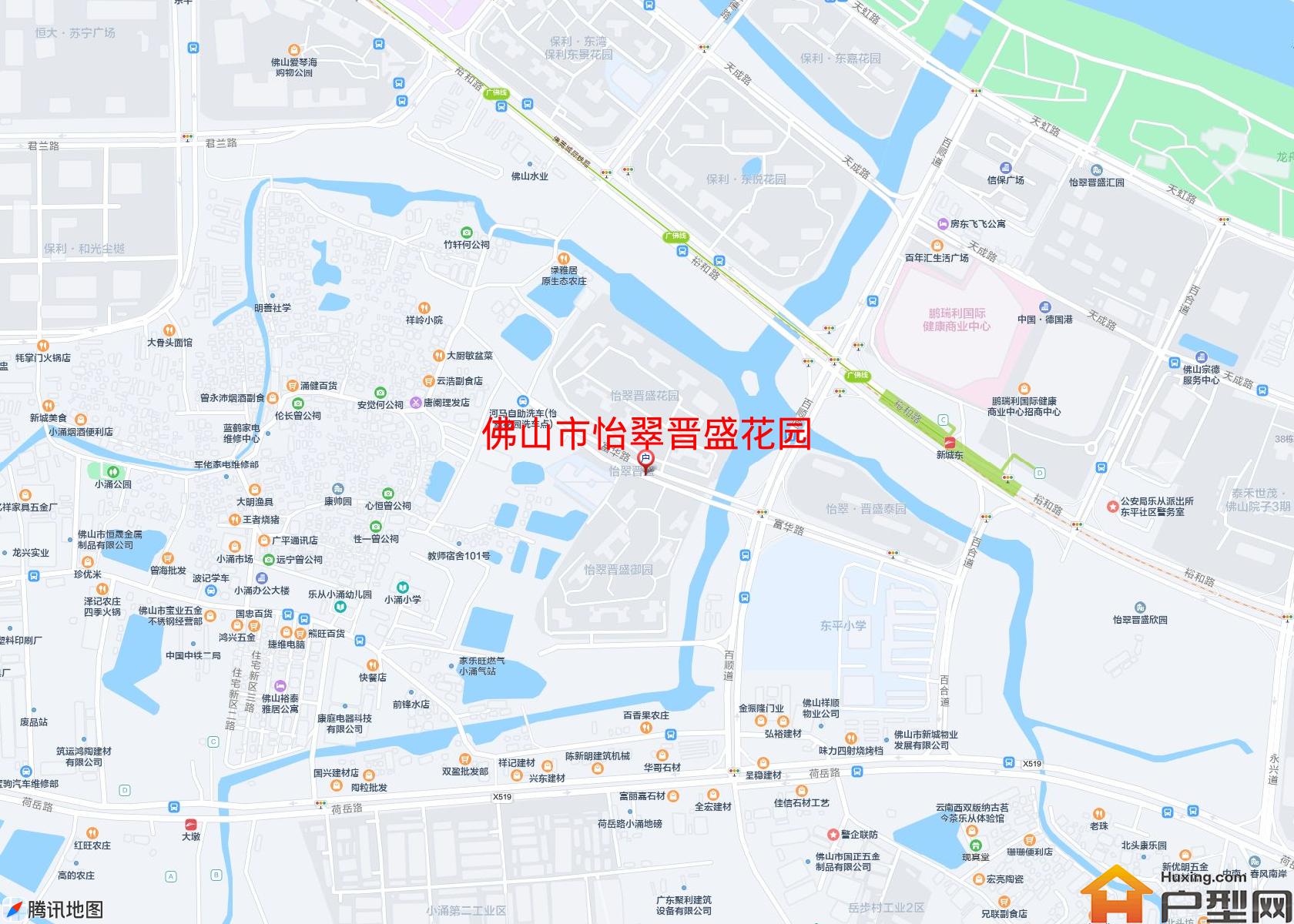 怡翠晋盛花园小区 - 户型网