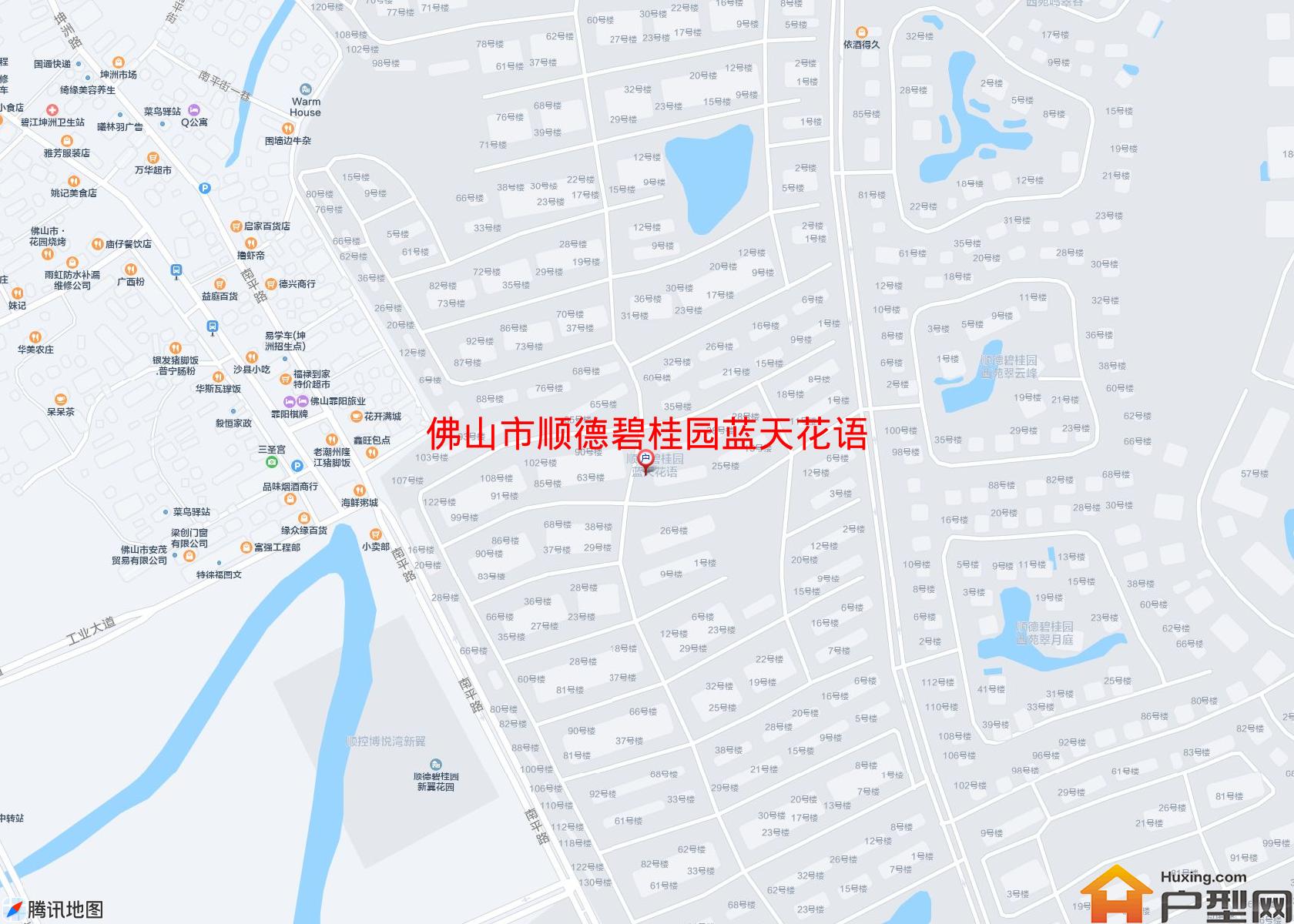 顺德碧桂园蓝天花语小区 - 户型网