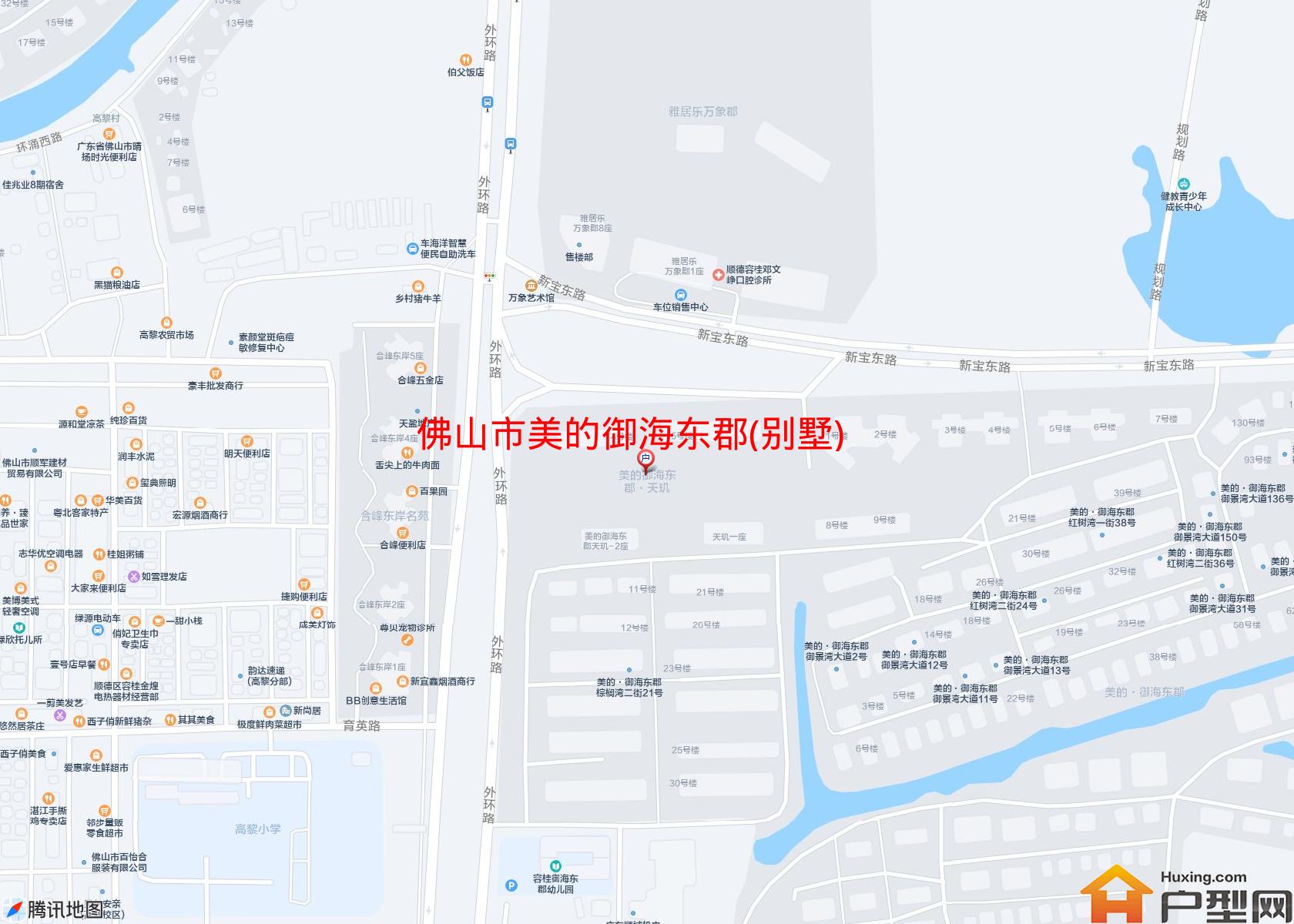 美的御海东郡(别墅)小区 - 户型网 美的御海东郡(别墅)小区 - 户型网