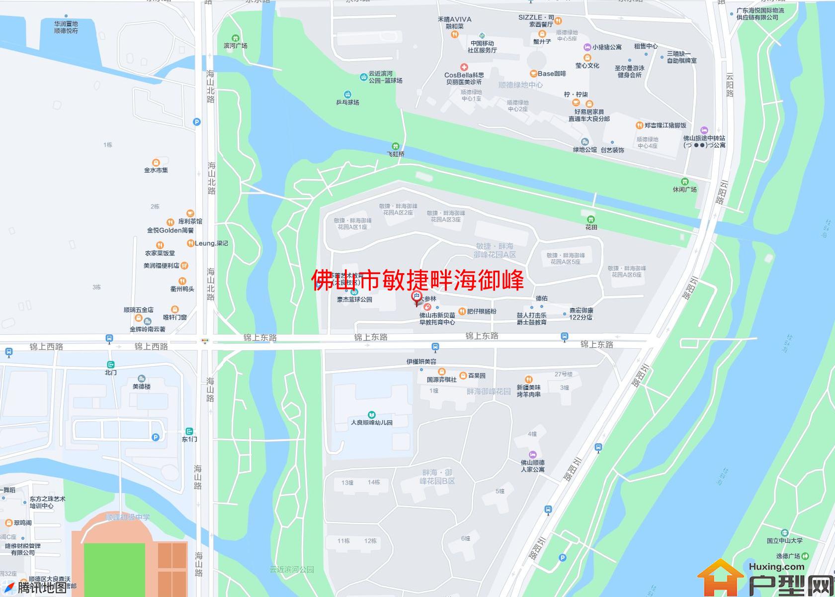 敏捷畔海御峰小区 - 户型网