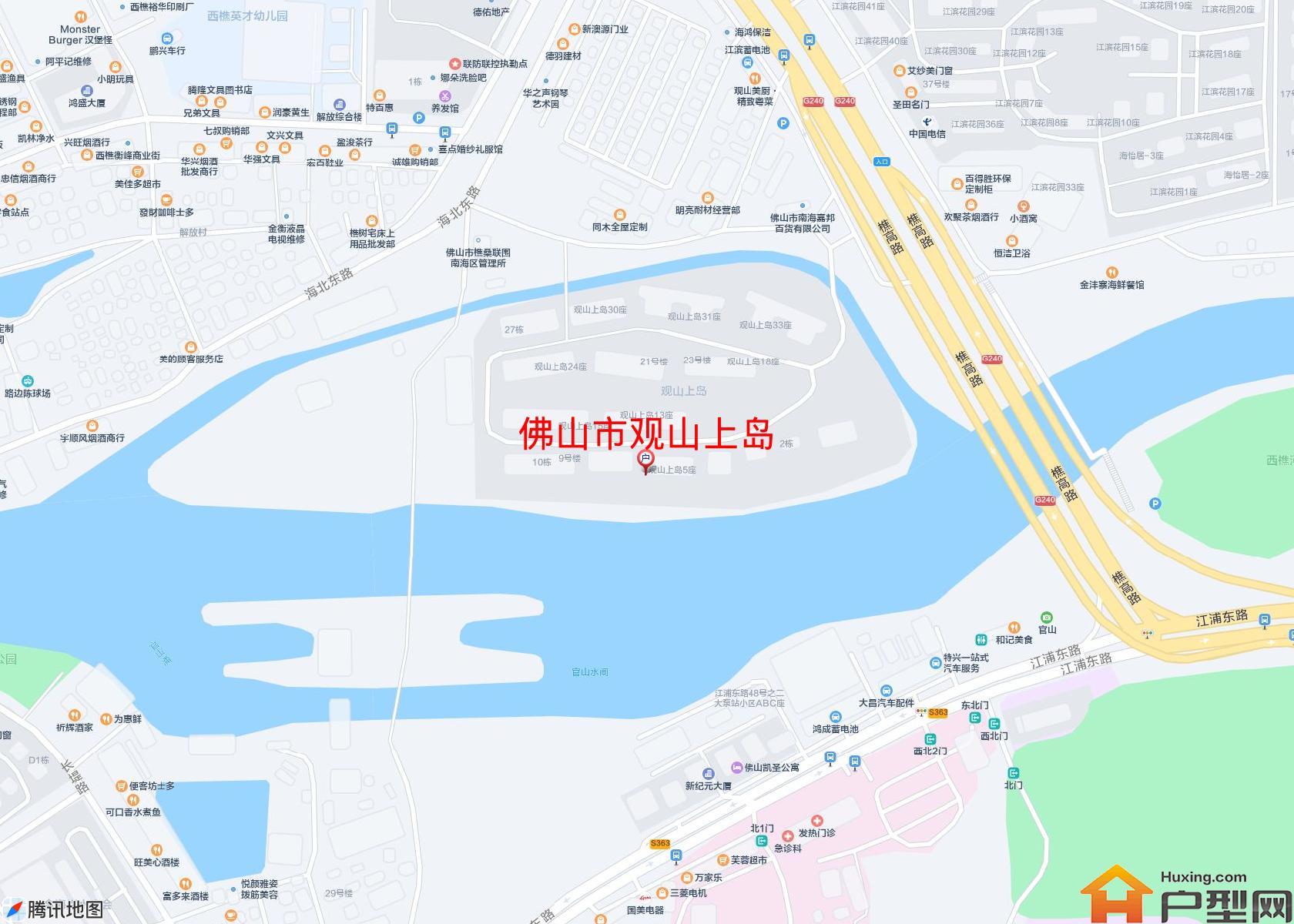 观山上岛小区 - 户型网