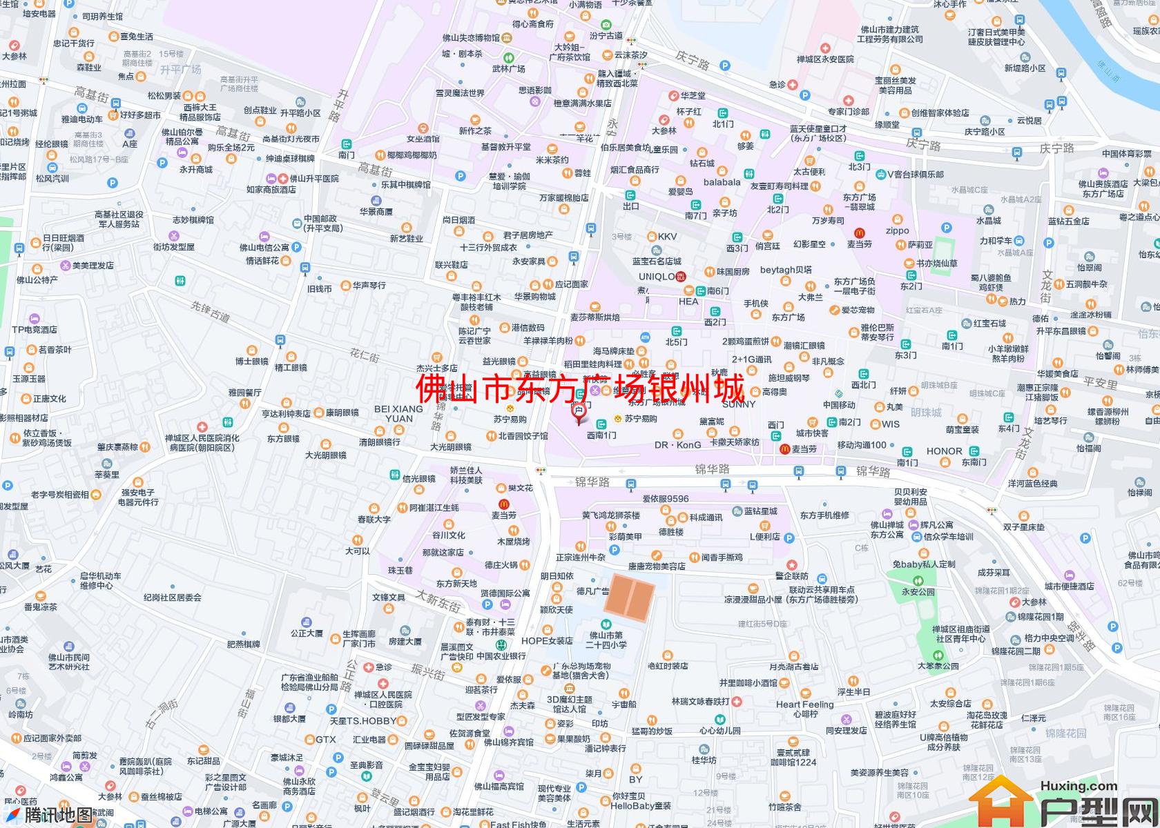 东方广场银州城小区 - 户型网
