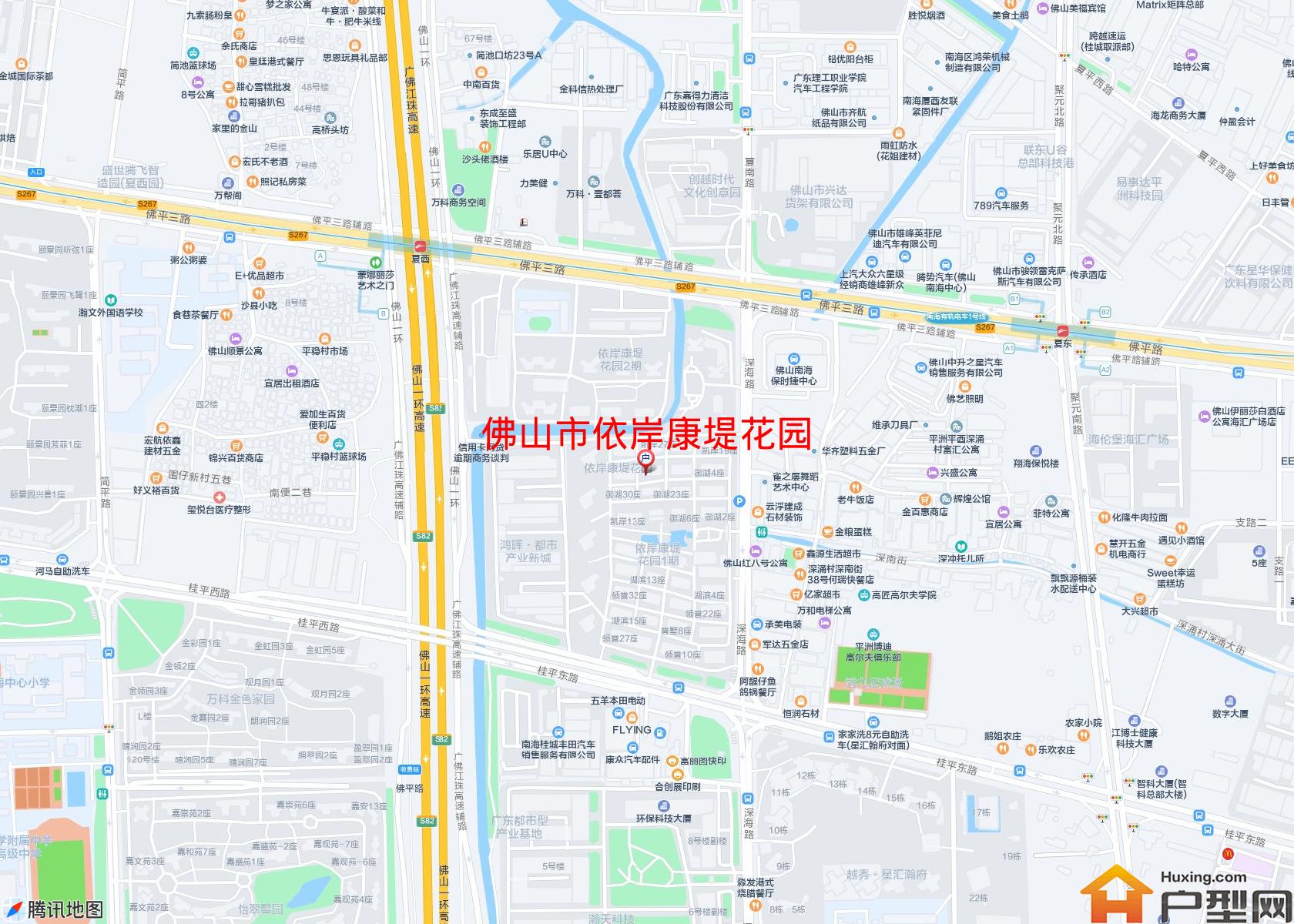 依岸康堤花园小区 - 户型网