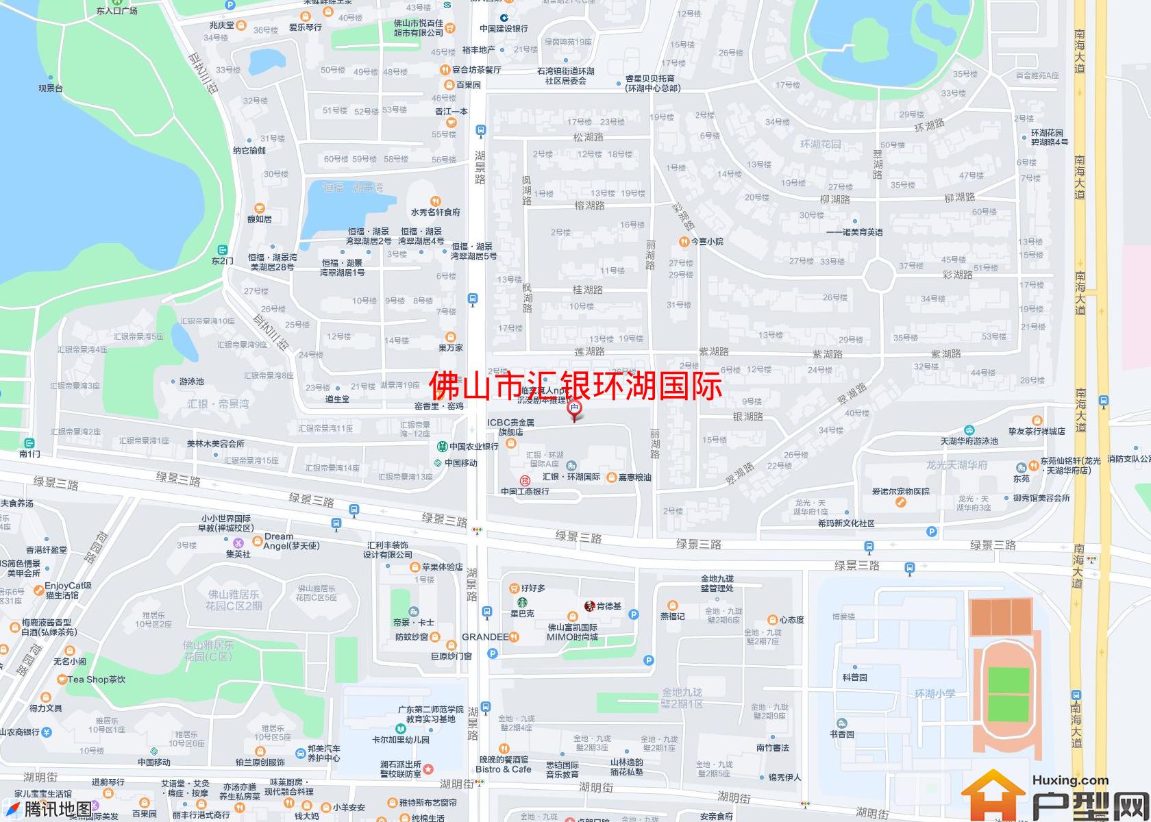 汇银环湖国际小区 - 户型网