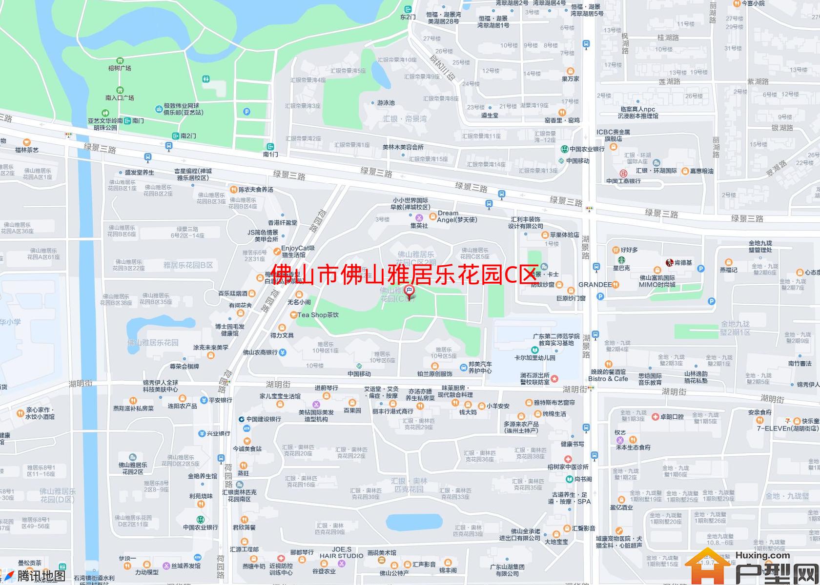 佛山雅居乐花园C区小区 - 户型网