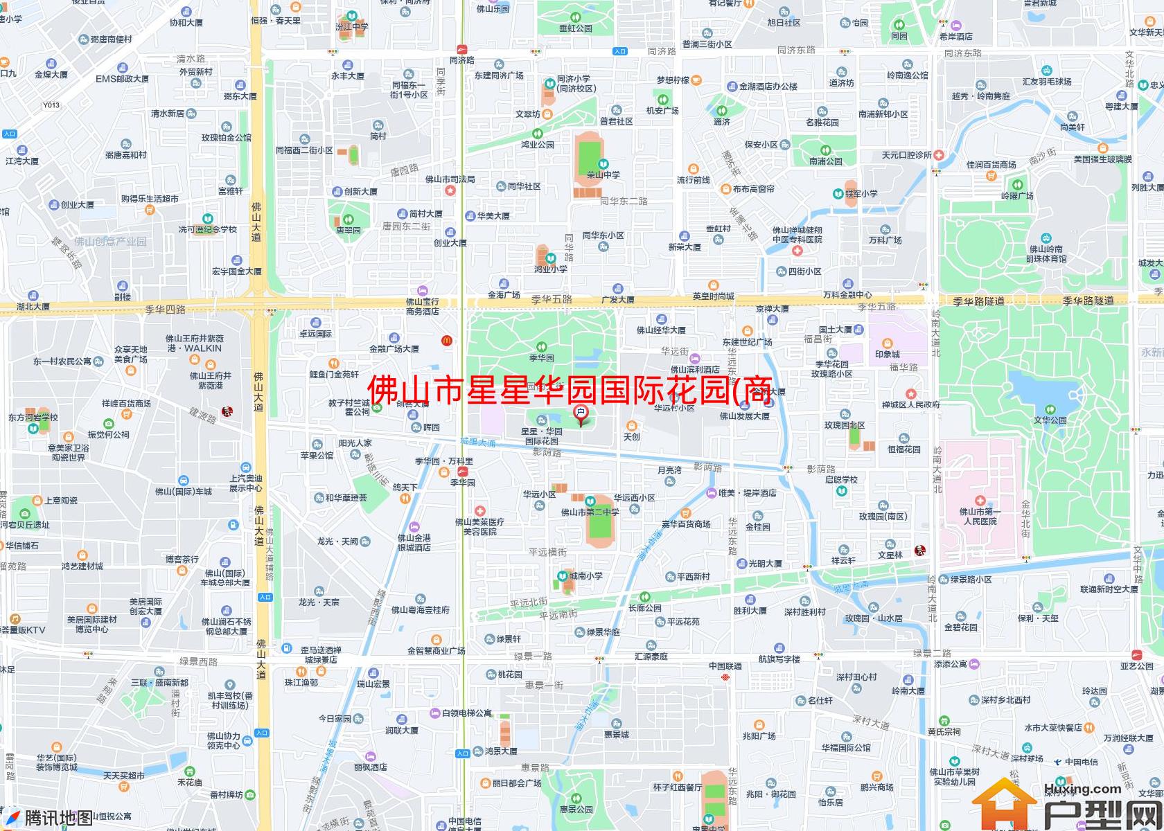 星星华园国际花园(商住楼)小区 - 户型网