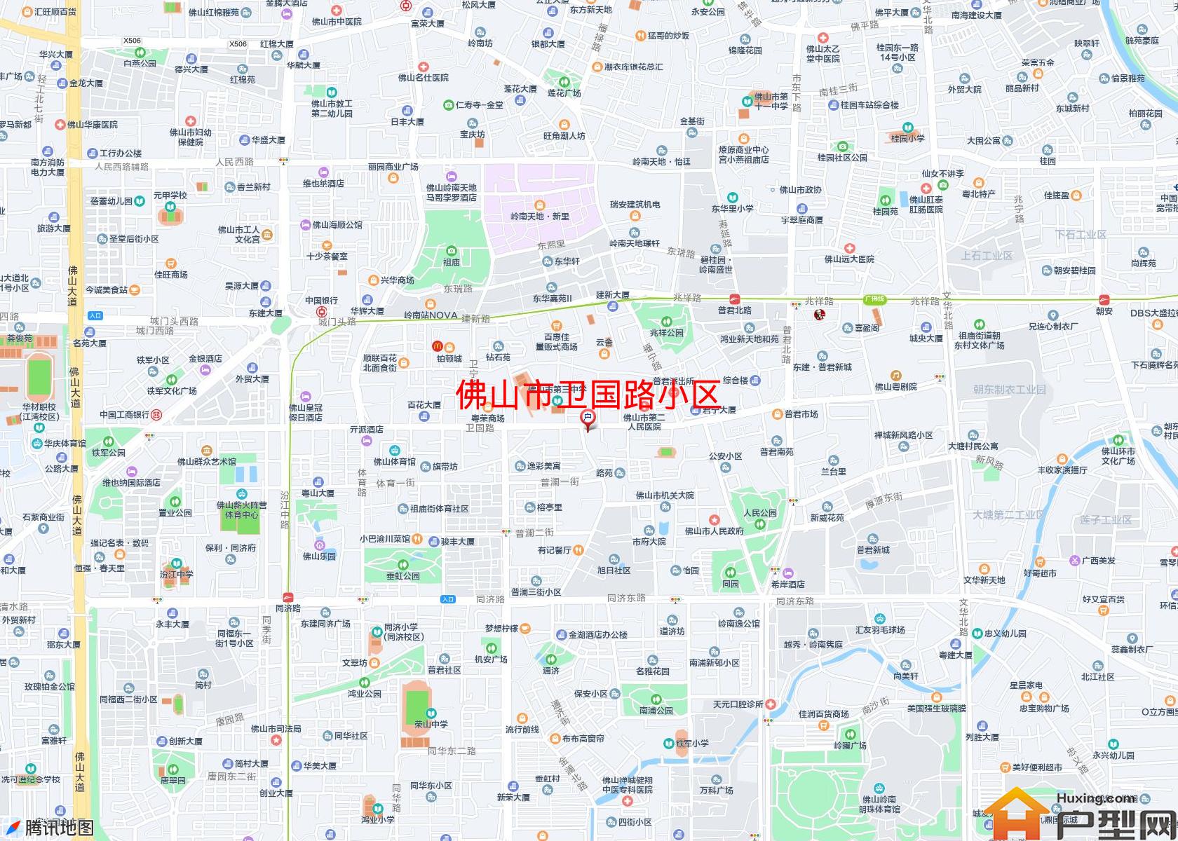 卫国路小区小区 - 户型网