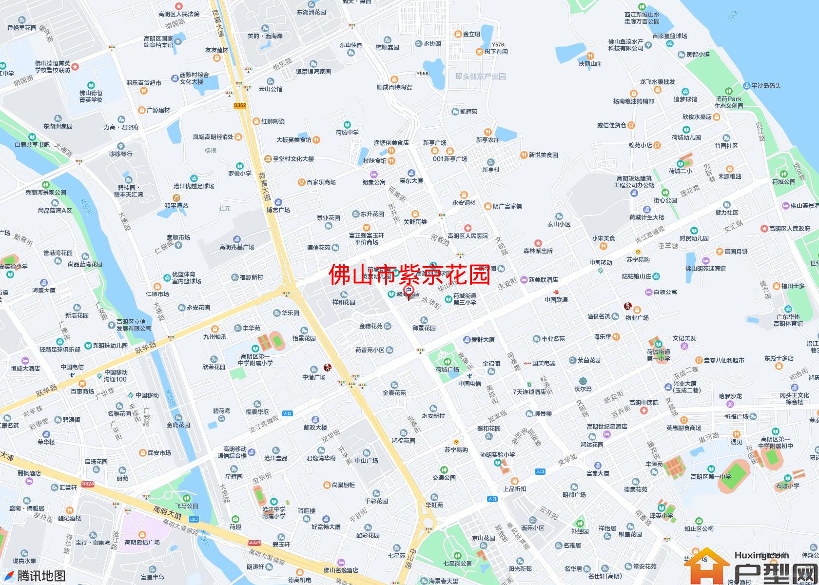 紫京花园小区 - 户型网