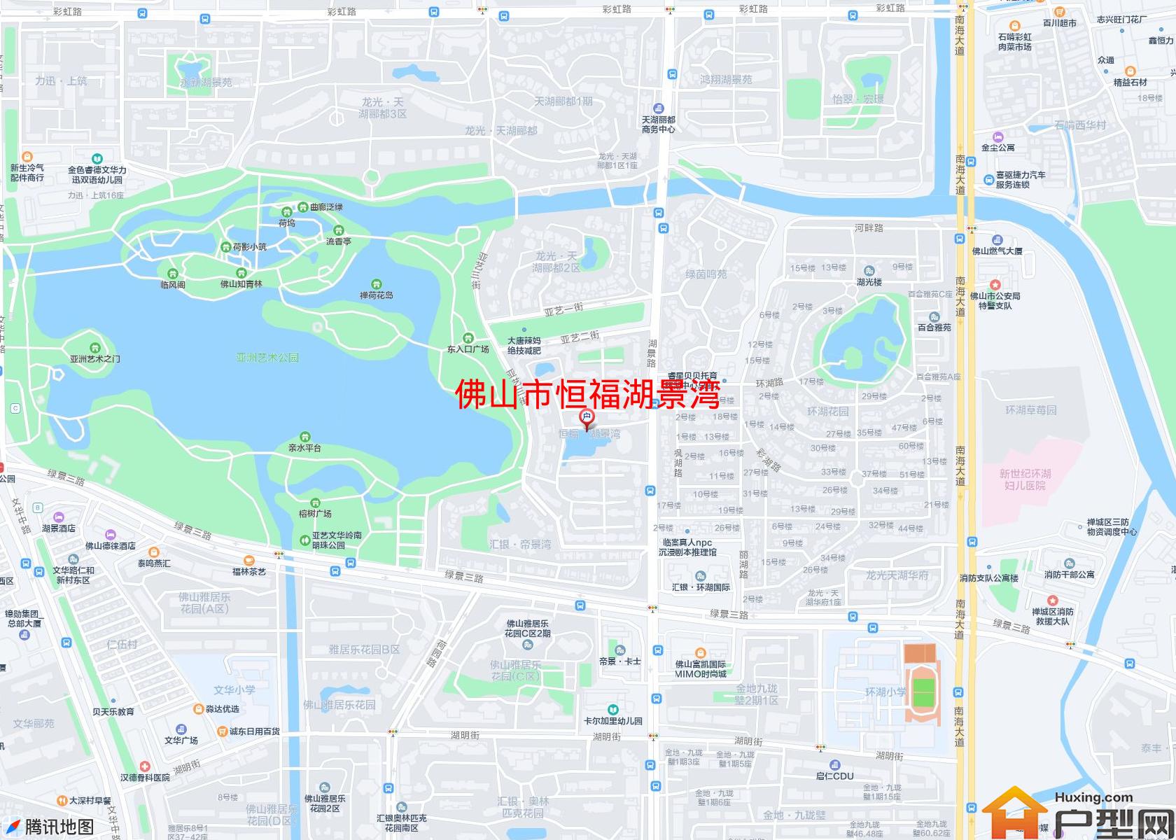 恒福湖景湾小区 - 户型网