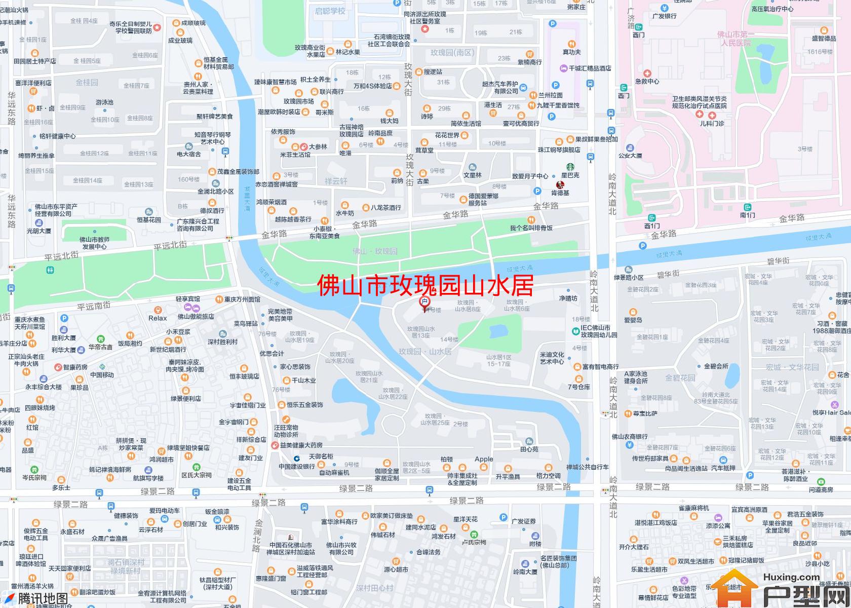 玫瑰园山水居小区 - 户型网