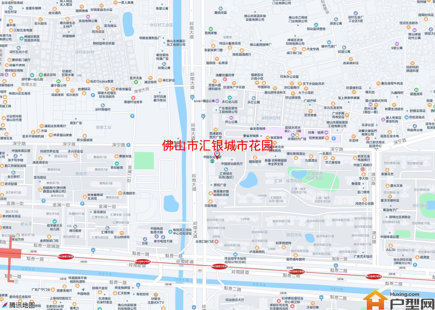 汇银城市花园小区 - 户型网