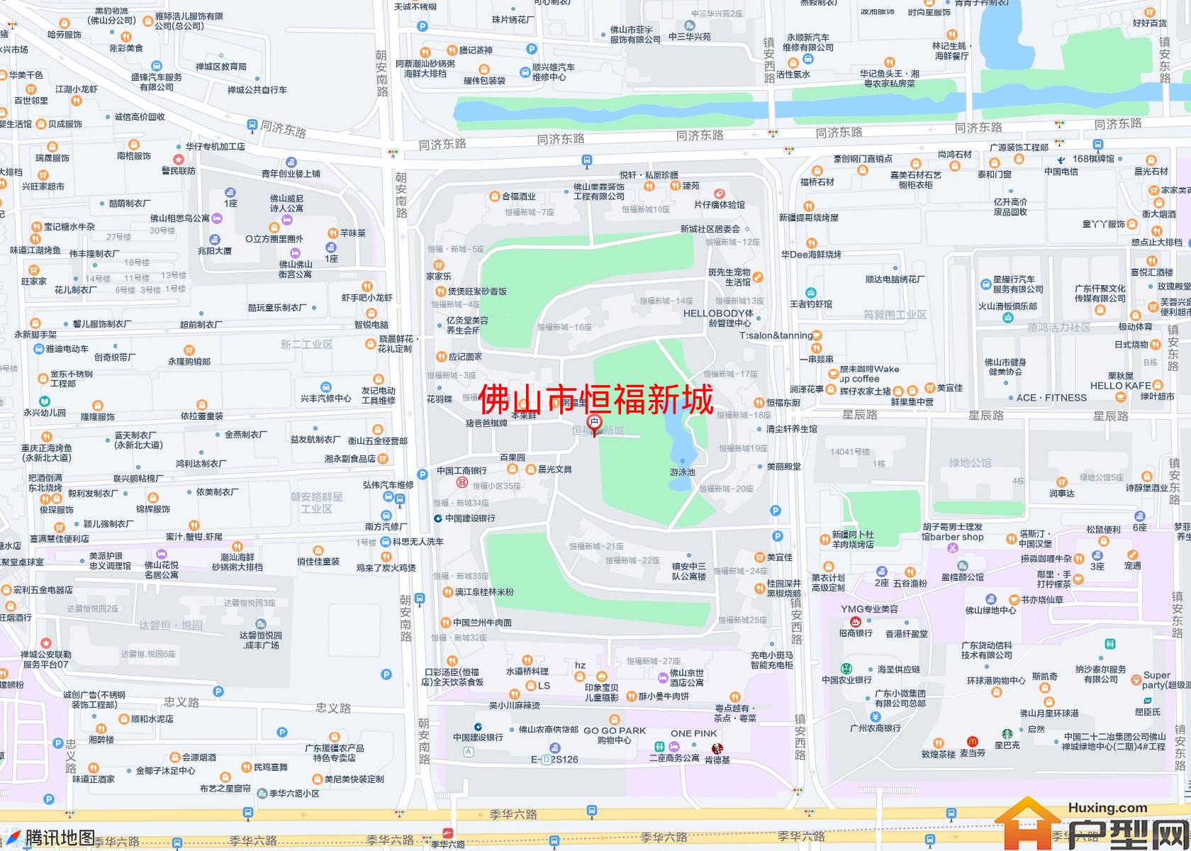 恒福新城小区 - 户型网