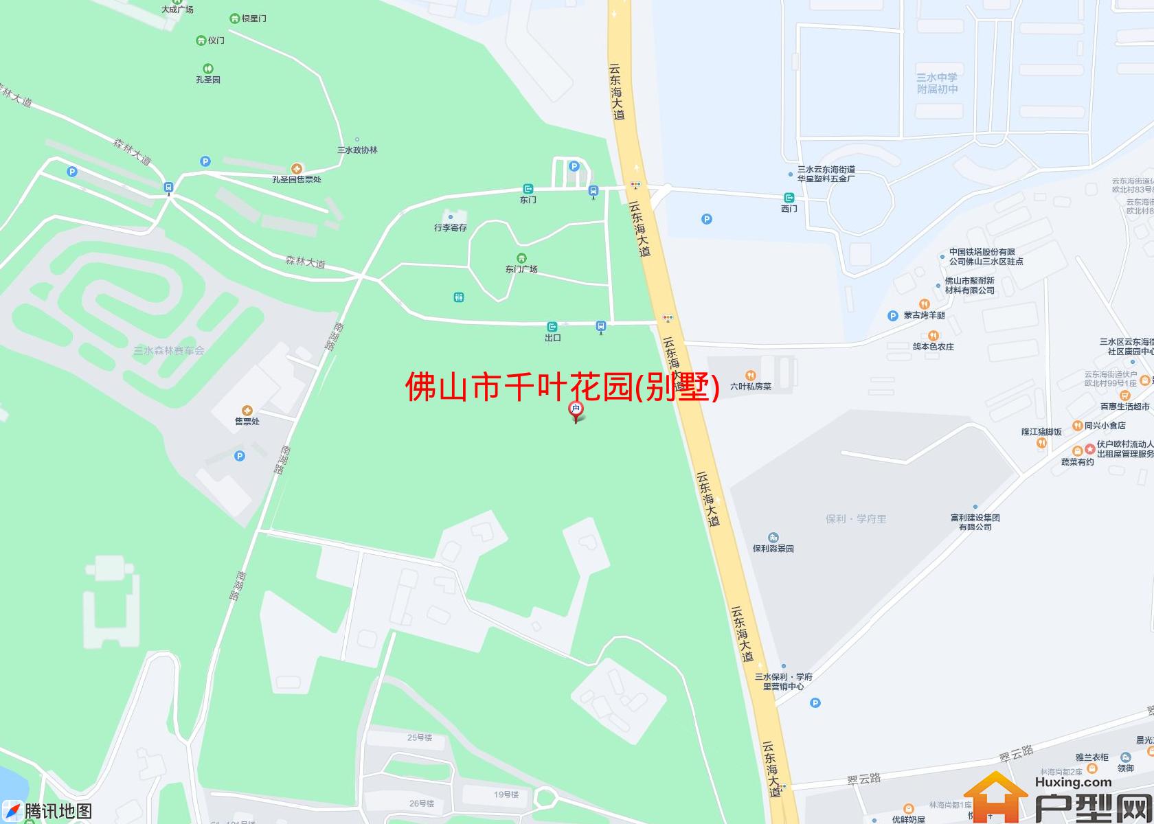 千叶花园(别墅)小区 - 户型网