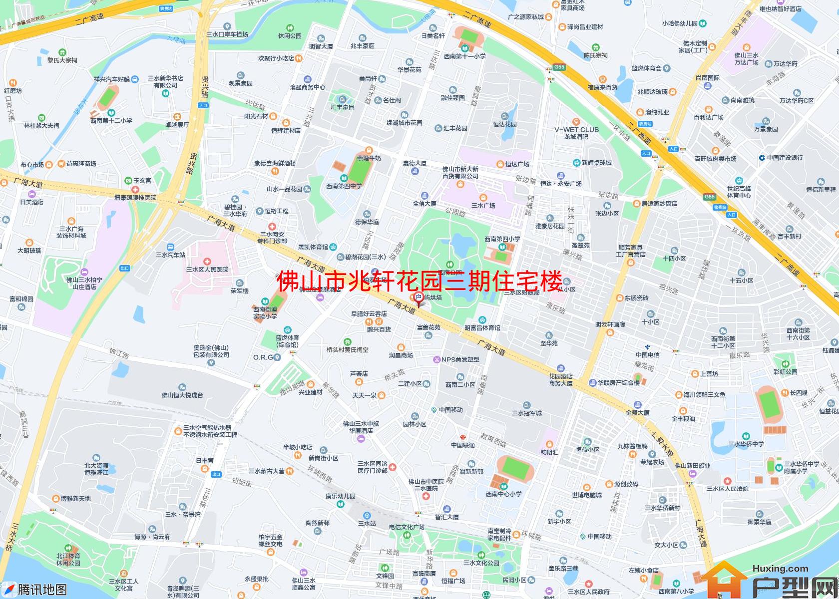 兆轩花园三期住宅楼小区 - 户型网