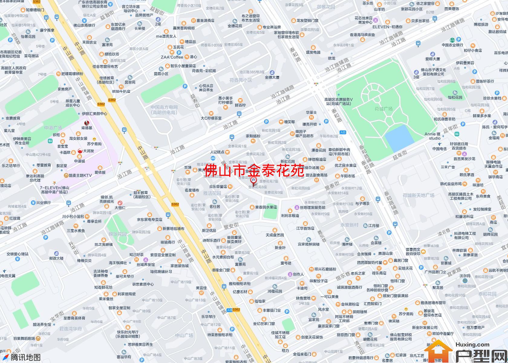 金泰花苑小区 - 户型网