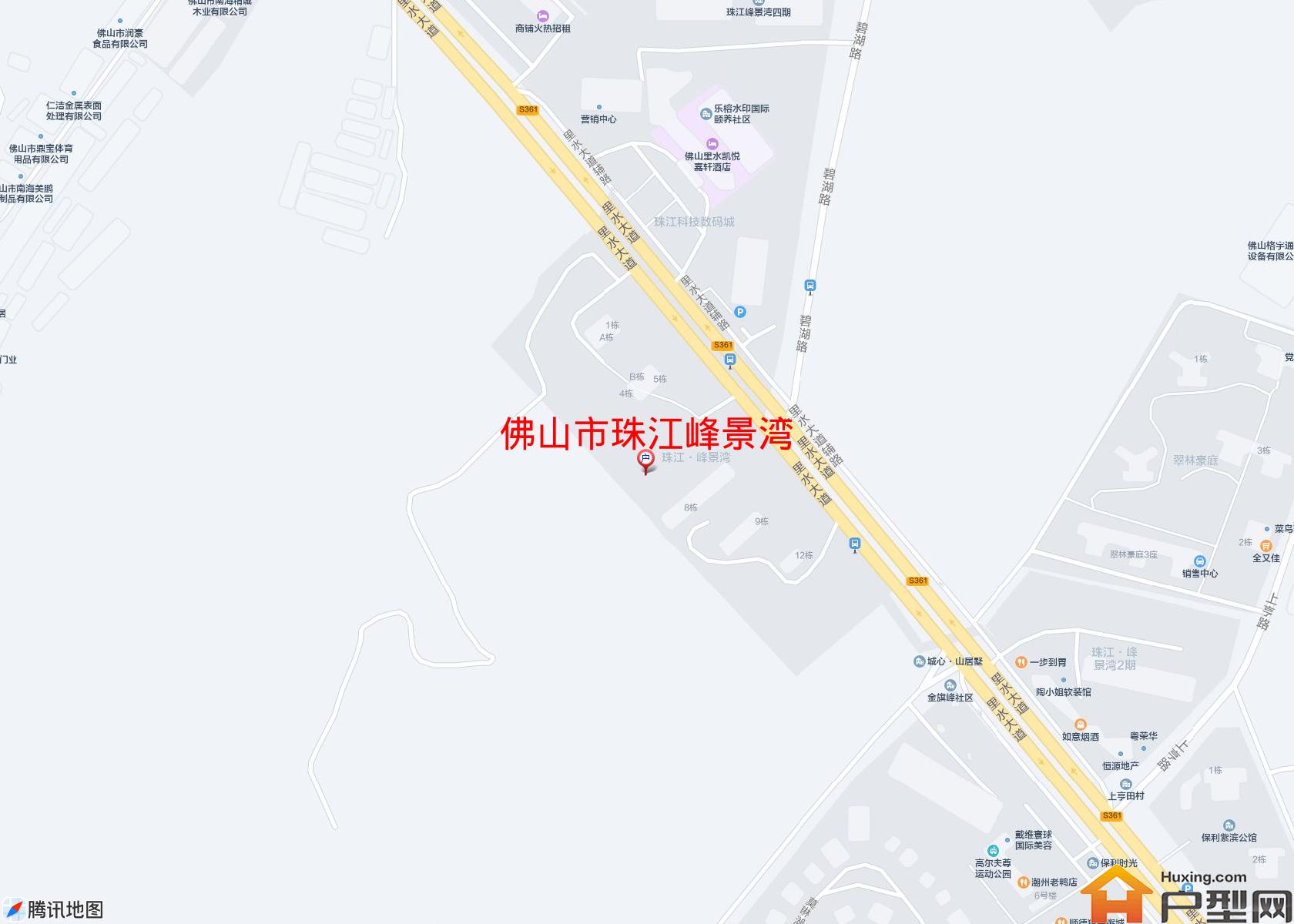 珠江峰景湾小区 - 户型网