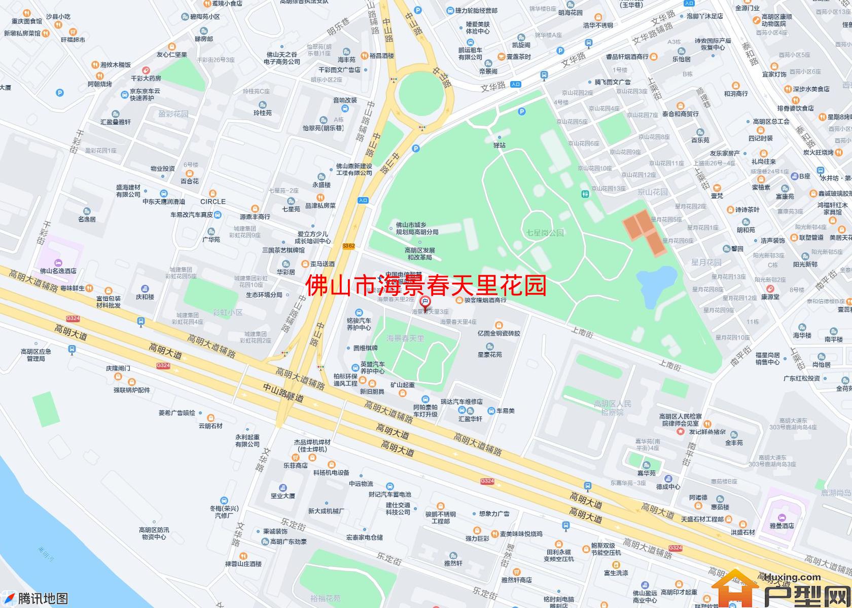 海景春天里花园小区 - 户型网