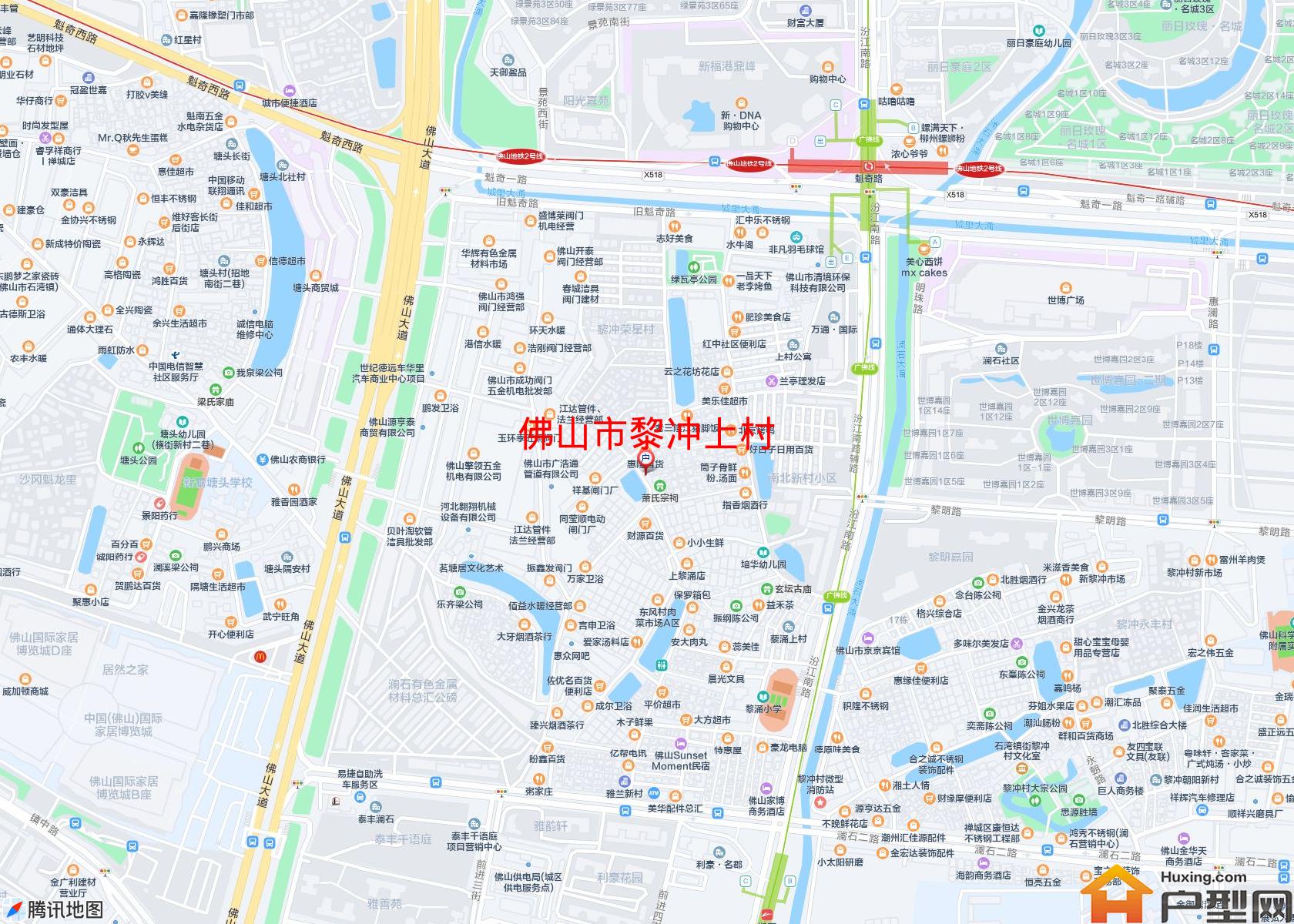 黎冲上村小区 - 户型网