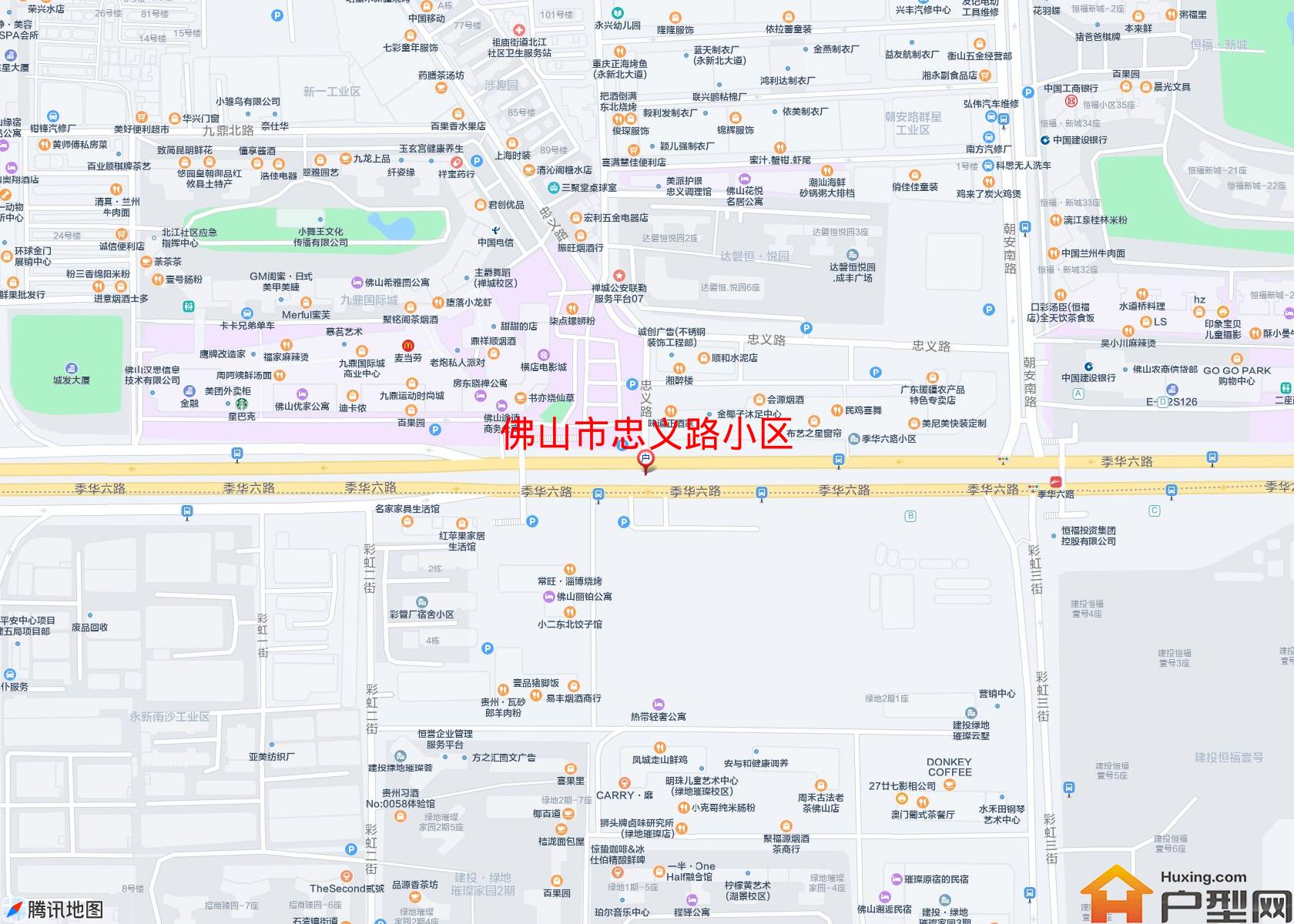忠义路小区小区 - 户型网