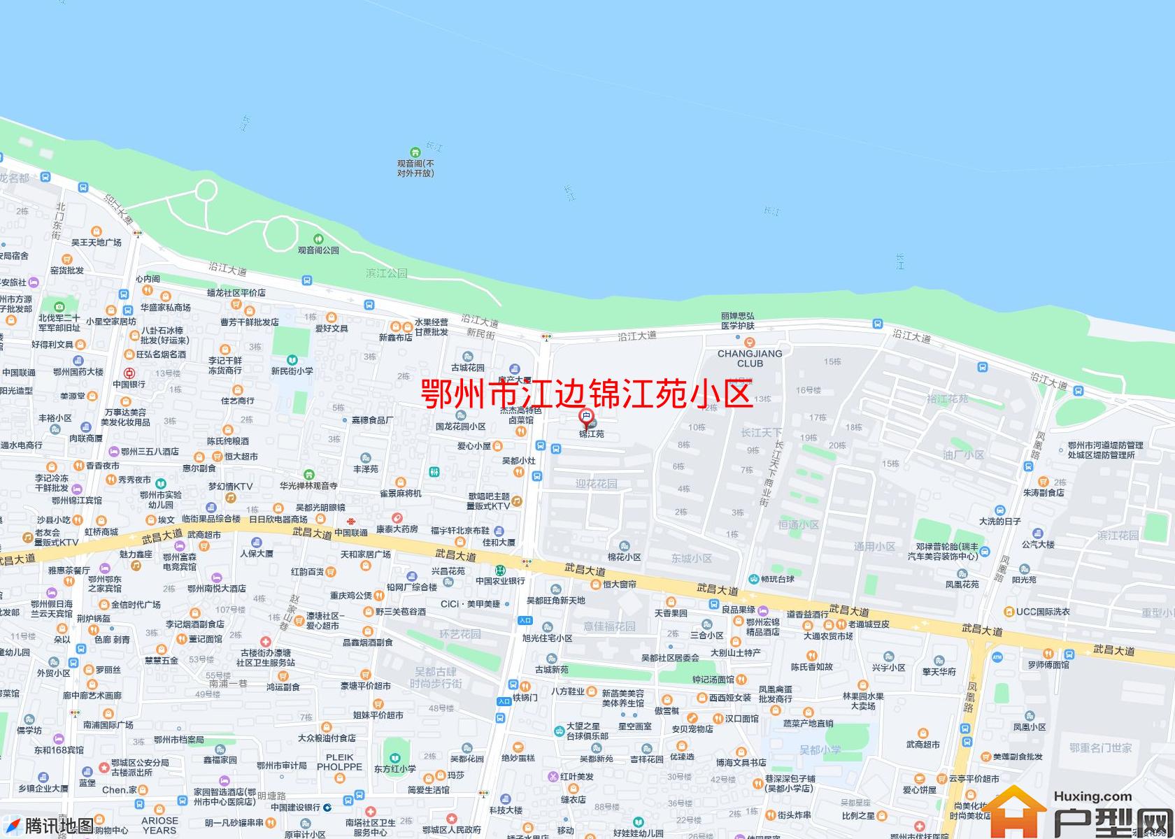 江边锦江苑小区小区 - 户型网