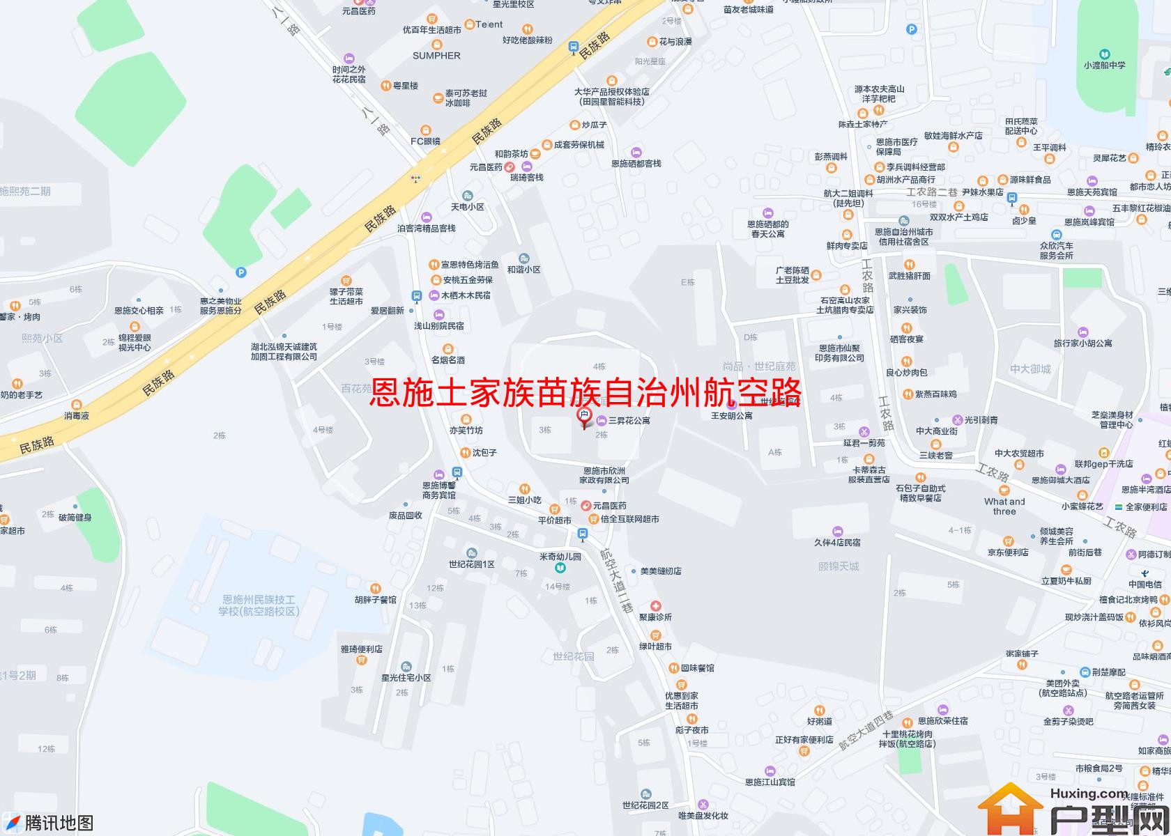 航空路东方华庭小区 - 户型网