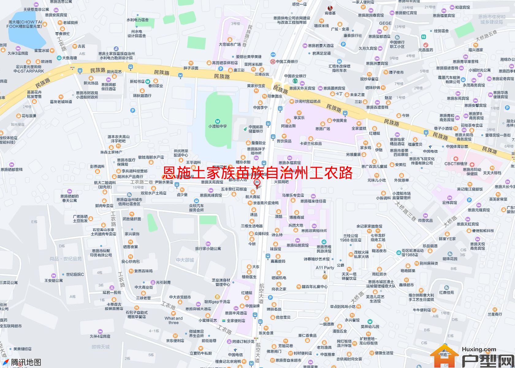 工农路航大商城菜市场小区 - 户型网