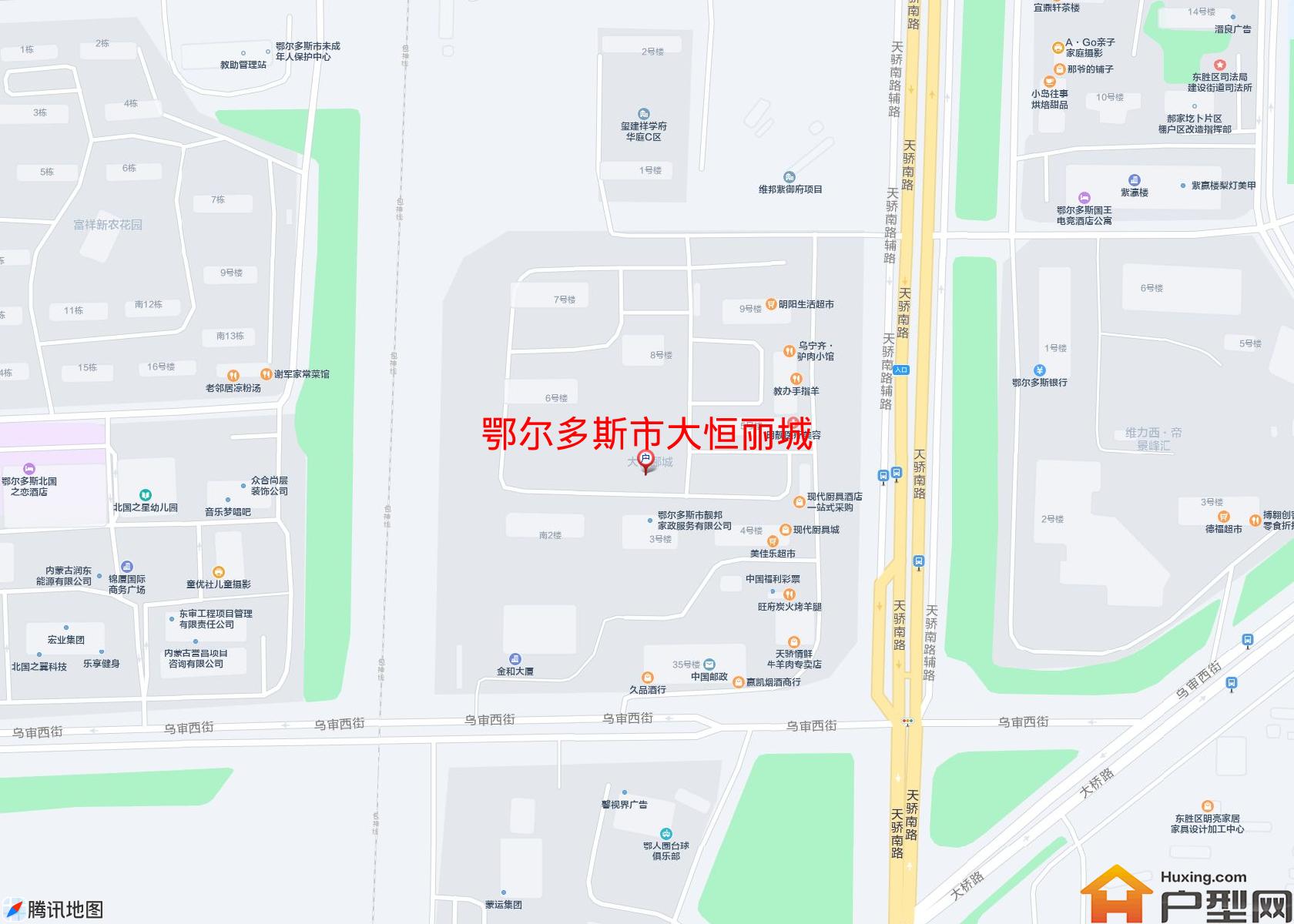 大恒丽城小区 - 户型网