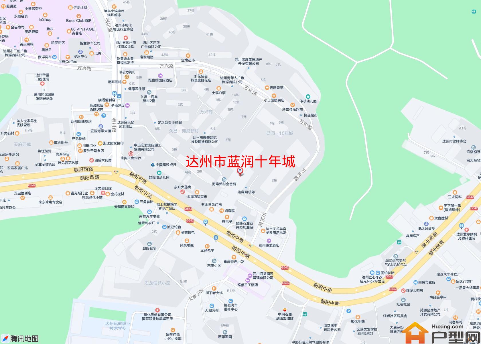 蓝润十年城小区 - 户型网