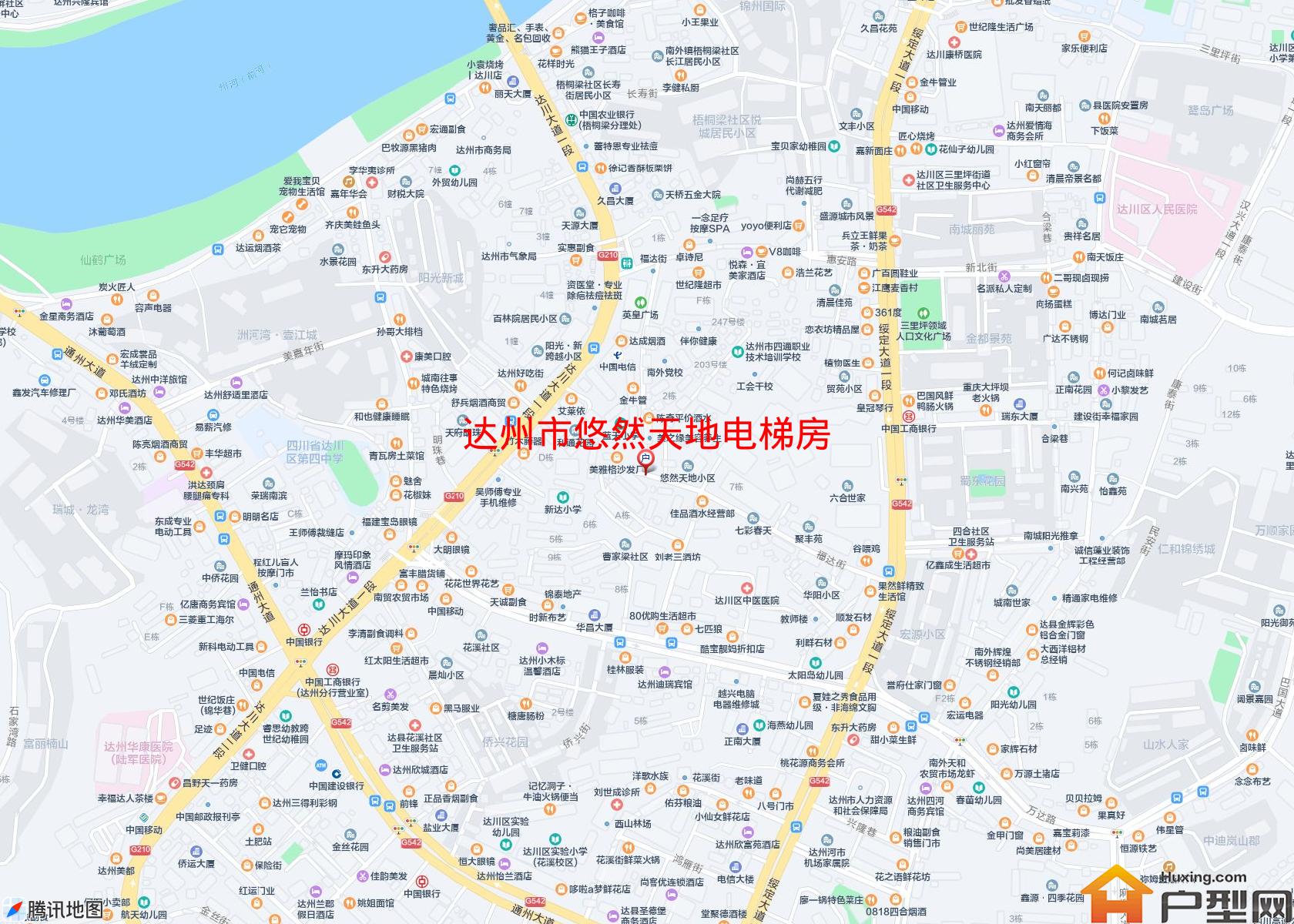 悠然天地电梯房小区 - 户型网