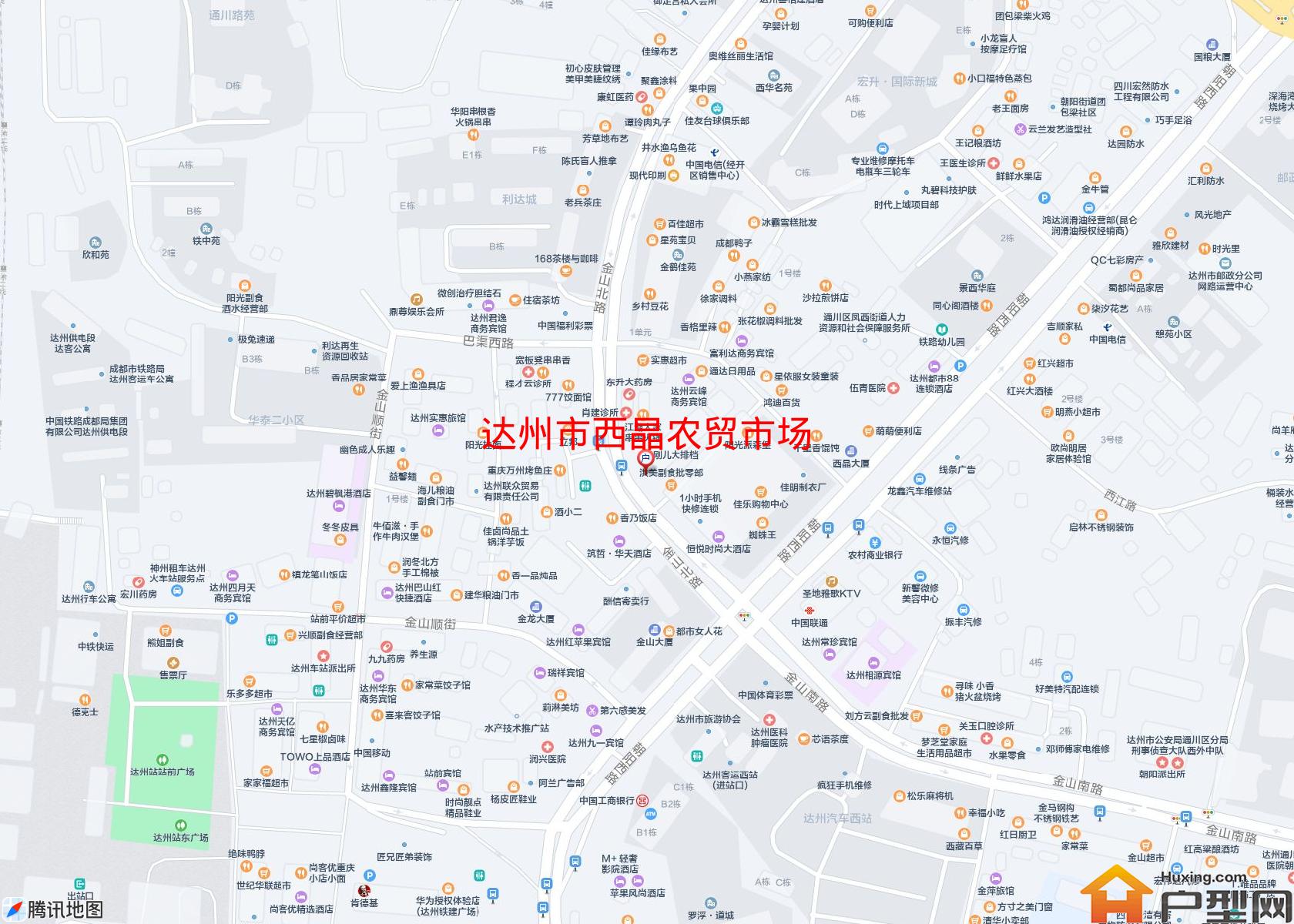 西晶农贸市场小区 - 户型网