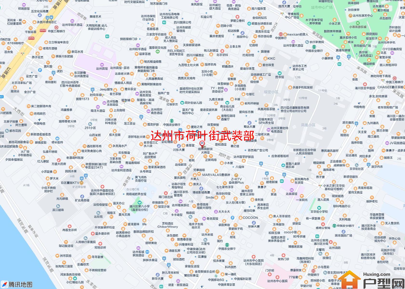 荷叶街武装部小区 - 户型网
