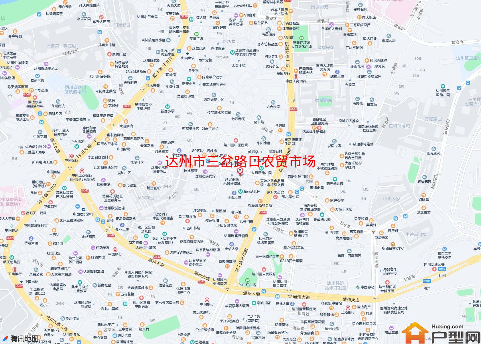三岔路口农贸市场小区 - 户型网