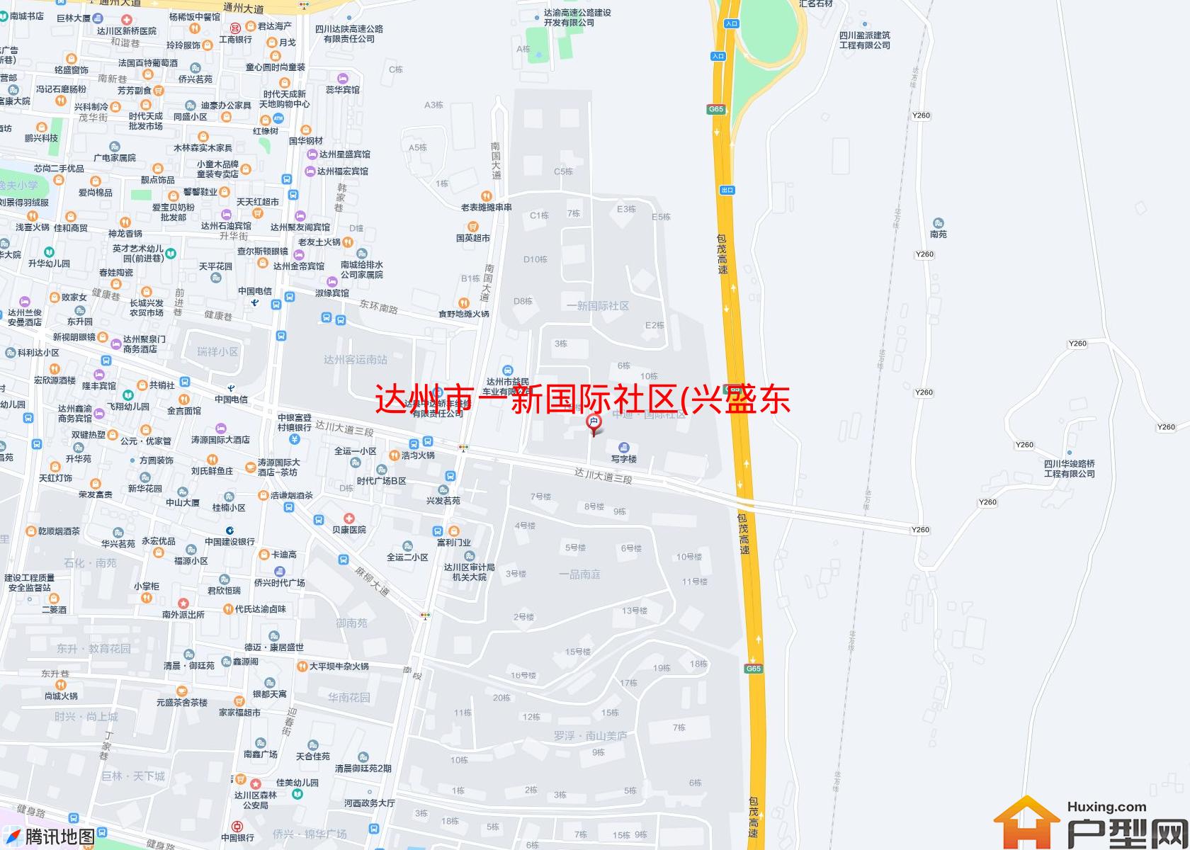 一新国际社区(兴盛东街333号)小区 - 户型网