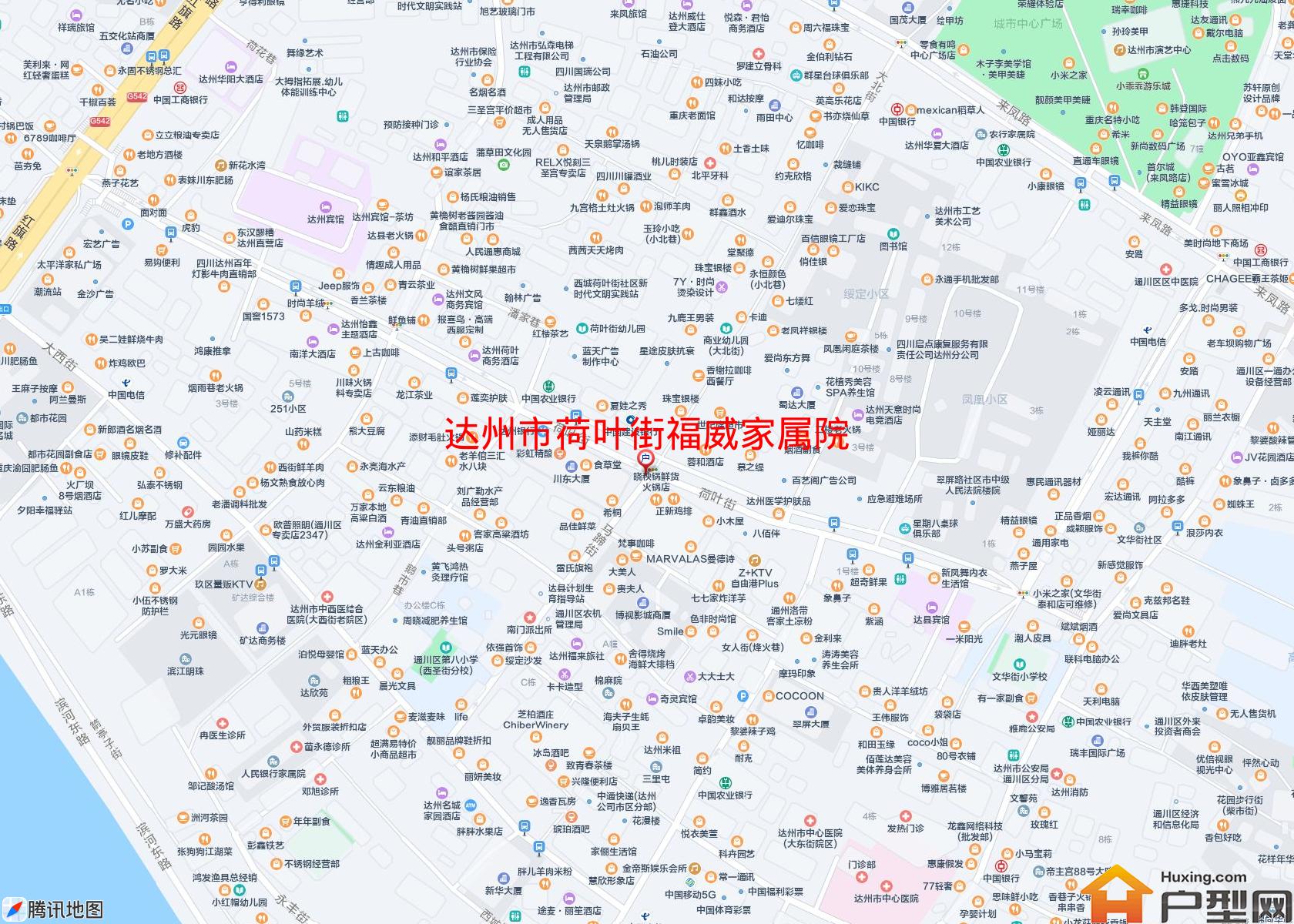荷叶街福威家属院小区 - 户型网