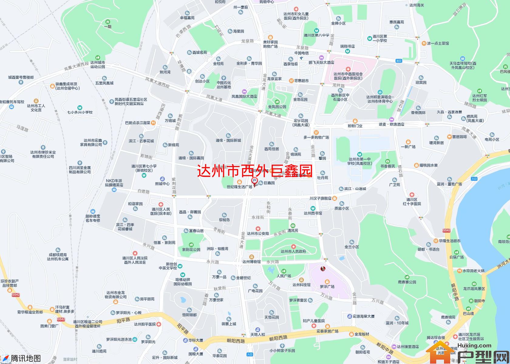 西外巨鑫园小区 - 户型网