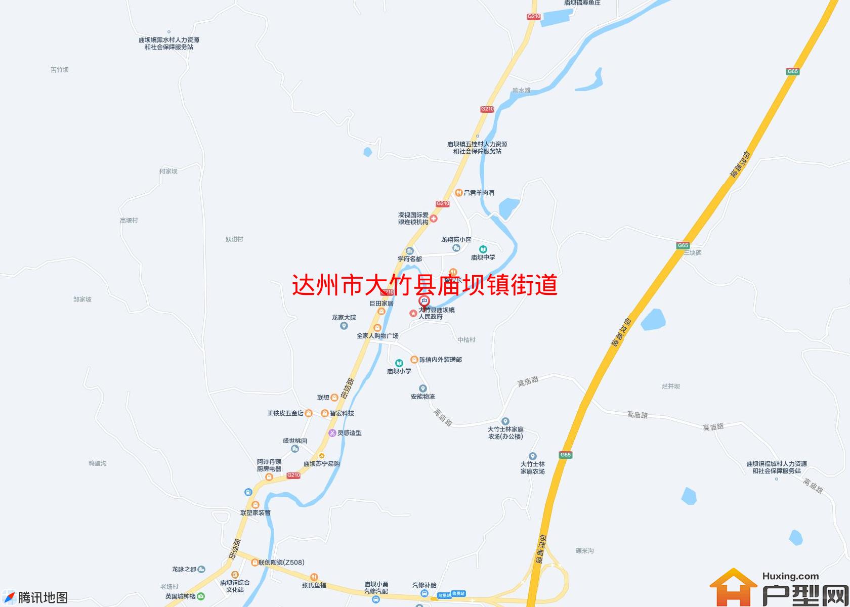 大竹县庙坝镇街道小区 - 户型网