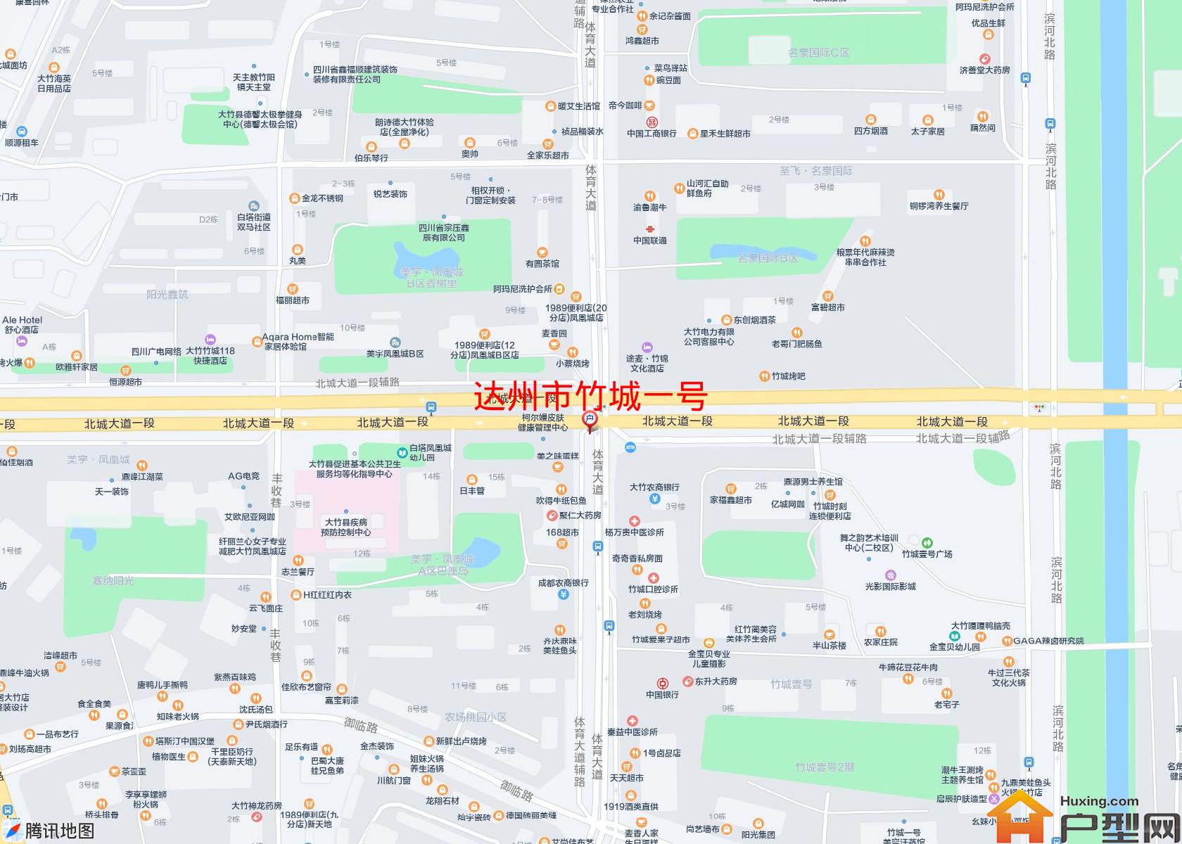 竹城一号小区 - 户型网